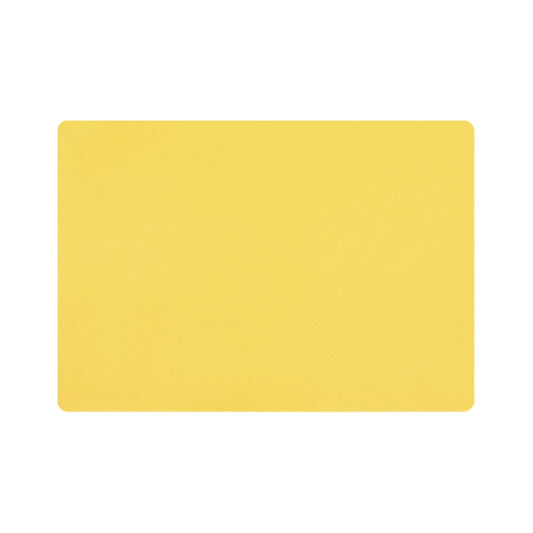 1 Pcs Placemats,Plastic Table Mats,16.93X11.81 Inch Rectangle Heat-Resistant Place Mat,Water-Proof Non-Slip Dining Table Mats,Wipeable Washable Placemats,Place Mats For Kitchen Table Yellow