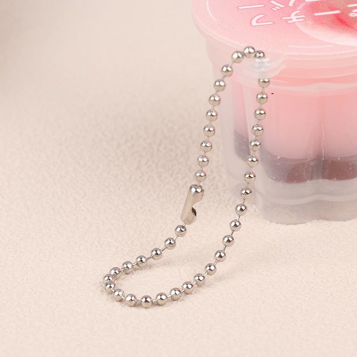 Dog Tag Chain Ball Chain Necklace Bulk, Military Blank Dog Tag Necklace for Men, Beaded Necklace Chains for Jewelry Making DIY Crafts,Silver Nickel Plated Metal 2.4mm Ball Bead Chain(100-Pack ) Silver