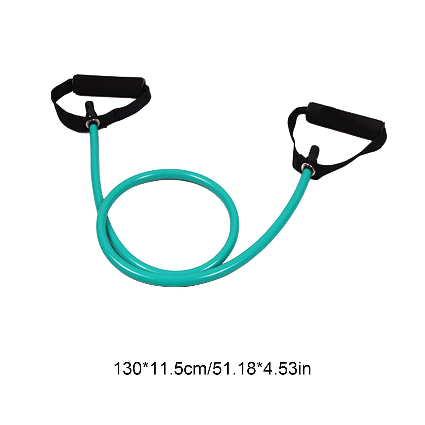 Resistance Bands with Handles, Exercise Bands with Handles, Single Resistance Bands for Resistance Training, Physical Therapy,Home Workouts, Fitness, Pilates,Shoulder And Neck Stretching Equipment Green