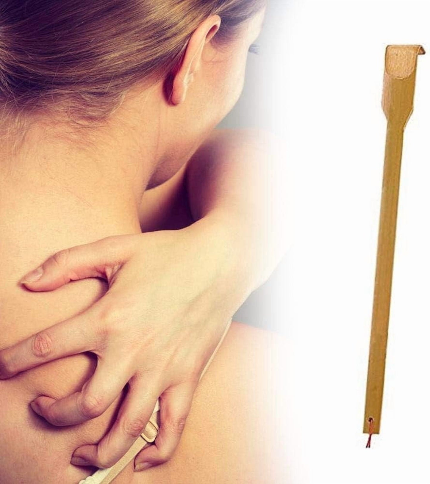 Bamboo Back Scratchers, Back Scratcher, Wooden Back Scratcher,Backscratcherwith Long Handle for Adults Men Women,Bamboo Back Scratchers, Itchy Scratcher