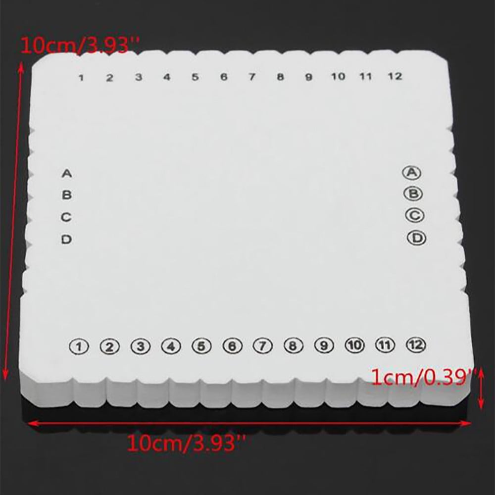 \u200bKumihimo Disk Braiding Wheel Lightweight & Convenient Friendship Bracelet Disc Square & Round Kumihimo Supplies for Beading & Bracelet Weaving Kit DIY, 1 Set, 3.94"x3.94 3.94" x 3.94" White