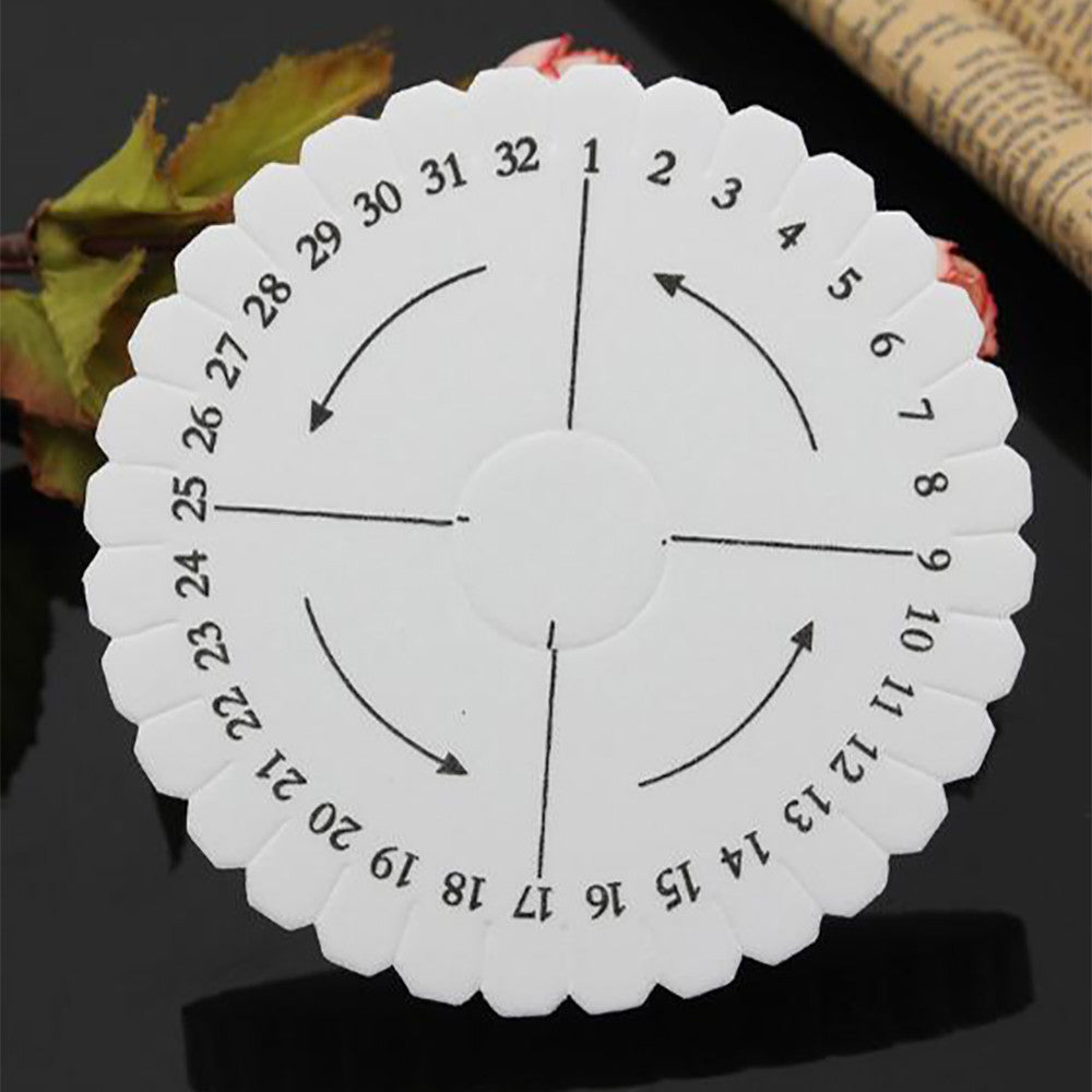 \u200bKumihimo Disk Braiding Wheel Lightweight & Convenient Friendship Bracelet Disc Square & Round Kumihimo Supplies for Beading & Bracelet Weaving Kit DIY, 1 Set, 3.94"x3.94 3.94" x 3.94" White*2 Set