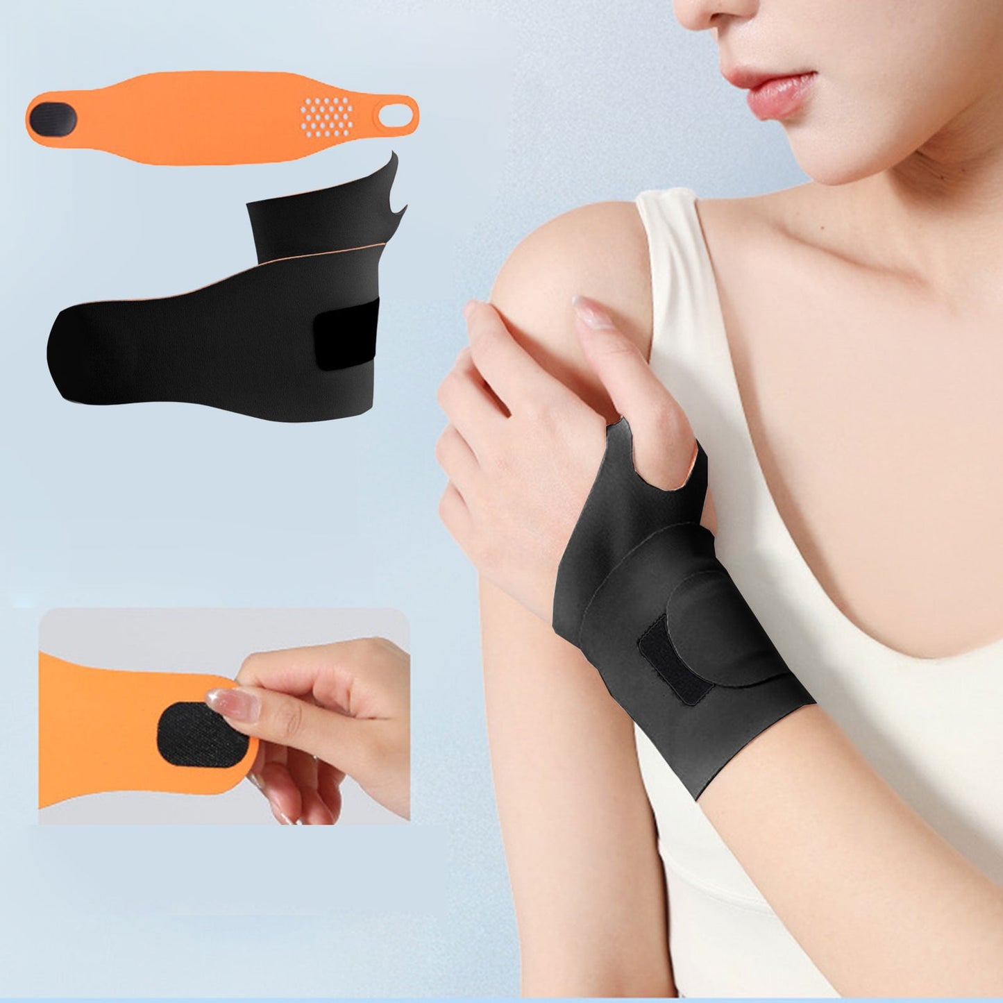 Wrist Guard Wrist Brace,Wrist Support for Carpal Tunnel Pain Relief,Ulnar Brace-Thin Elastic for Tear,Wrist wraps Repetitive Wrist Use Injury,Fits Both Wrists,Badminton Basketball Joint Fitness Black