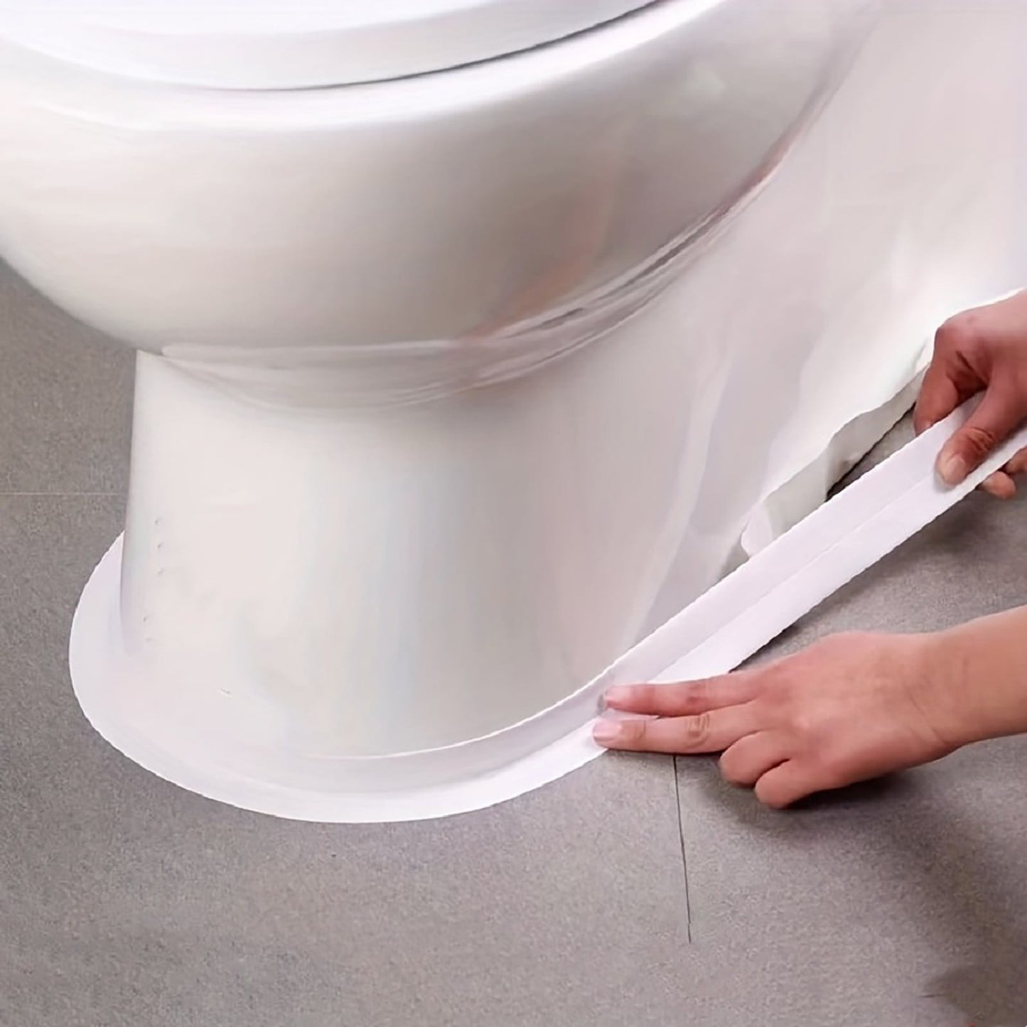 Kitchen Caulk Tape Self Adhesive,Waterproof Caulking Sealing Tape,Easy to Install Caulking Tape for Bathroom Peel and Stick Caulking Strip Floor Tile Wallpaper Toilet Tub Shower Wall(White) White