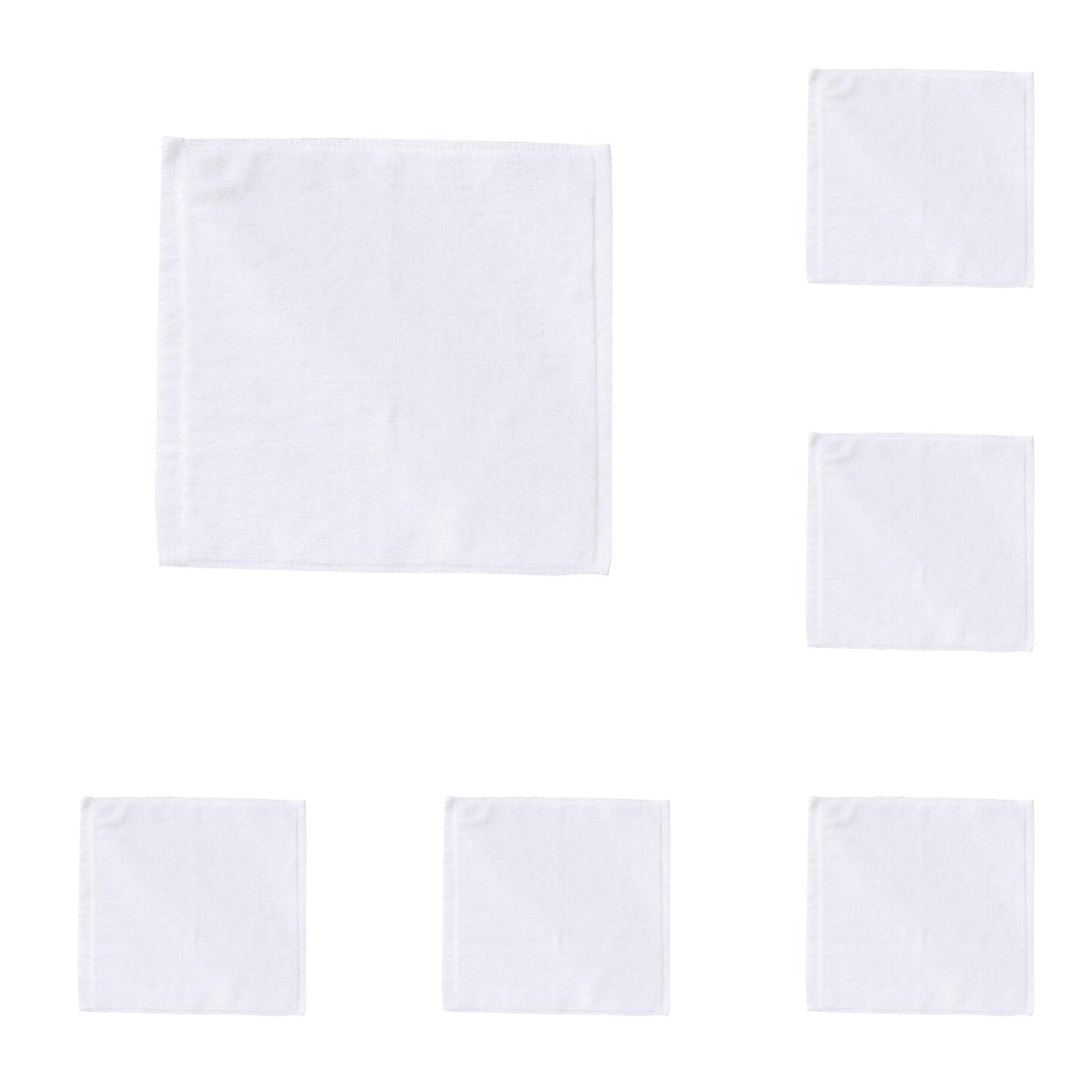 10 Pcs Washcloths,Highly Absorbent and Soft White Face Towels,Reusable Absorbent Washcloths for Sensitive Skin,Multi-Purpose Washcloths and Hand Towels for Bathroom,Hotel,Spa and Gym(White*10) White*10