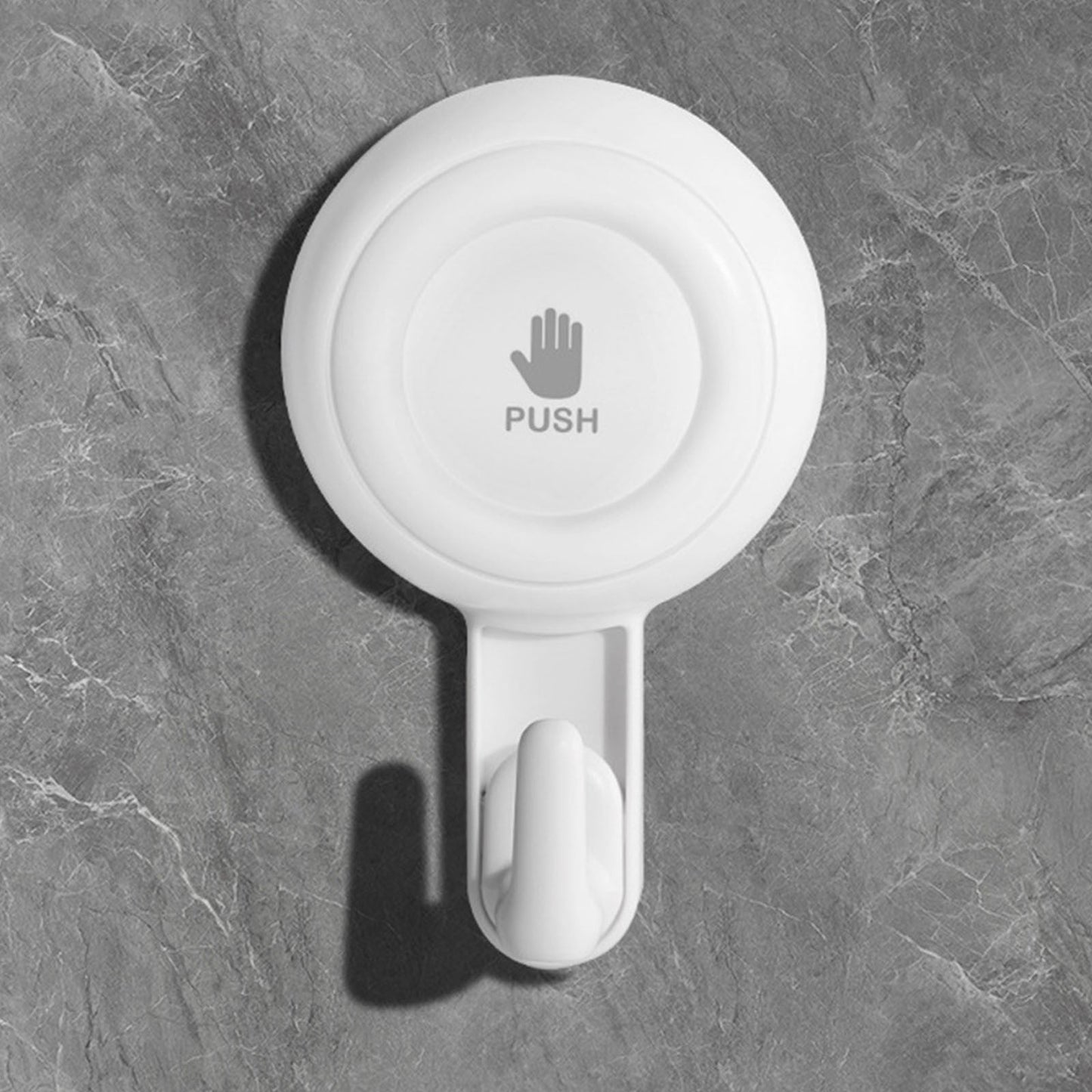 Powerful Suction Cup Shower Hooks for Towel, Loofah, 360° Rotatable Damage-free Hanging Versatile Wall Hooks for Inside Bathroom, Decoration, Removable Suction Holders, 1 Pcs, 4.37x2.67x1.81 4.37" x 2.67" x 1.81" White1