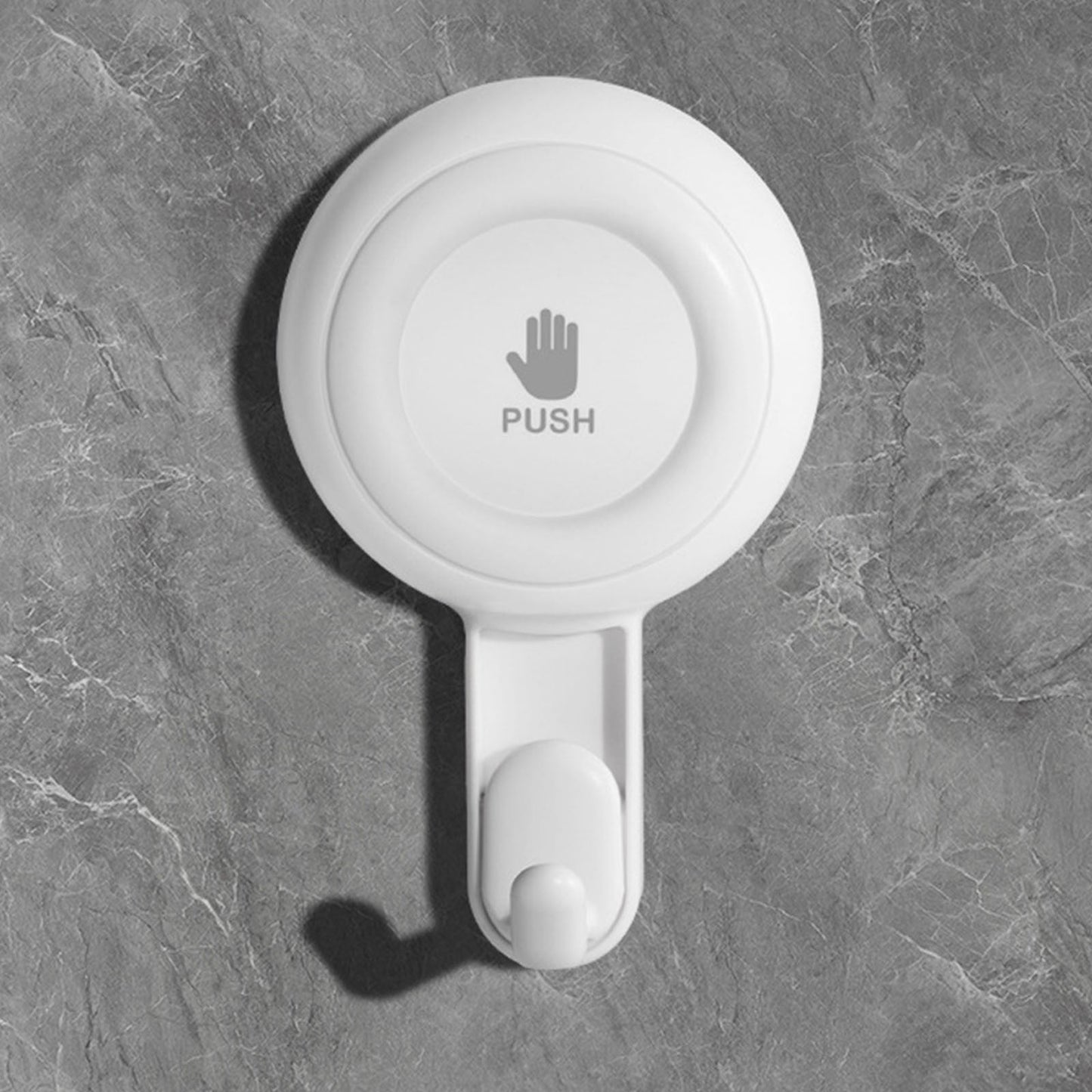 Powerful Suction Cup Shower Hooks for Towel, Loofah, 360° Rotatable Damage-free Hanging Versatile Wall Hooks for Inside Bathroom, Decoration, Removable Suction Holders, 1 Pcs, 4.37x2.67x1.81 4.37" x 2.67" x 1.81" White2