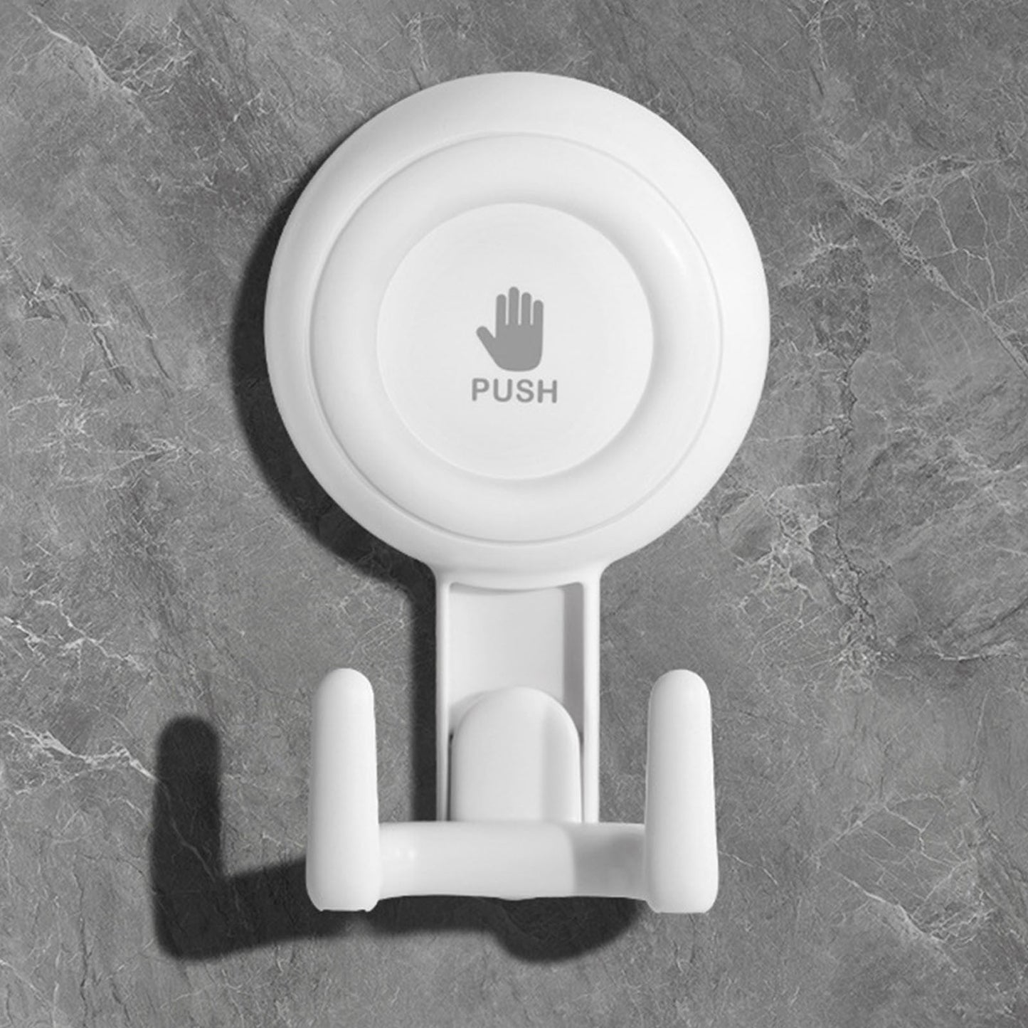 Powerful Suction Cup Shower Hooks for Towel, Loofah, 360° Rotatable Damage-free Hanging Versatile Wall Hooks for Inside Bathroom, Decoration, Removable Suction Holders, 1 Pcs, 4.37x2.67x1.81 4.37" x 2.67" x 1.81" White3