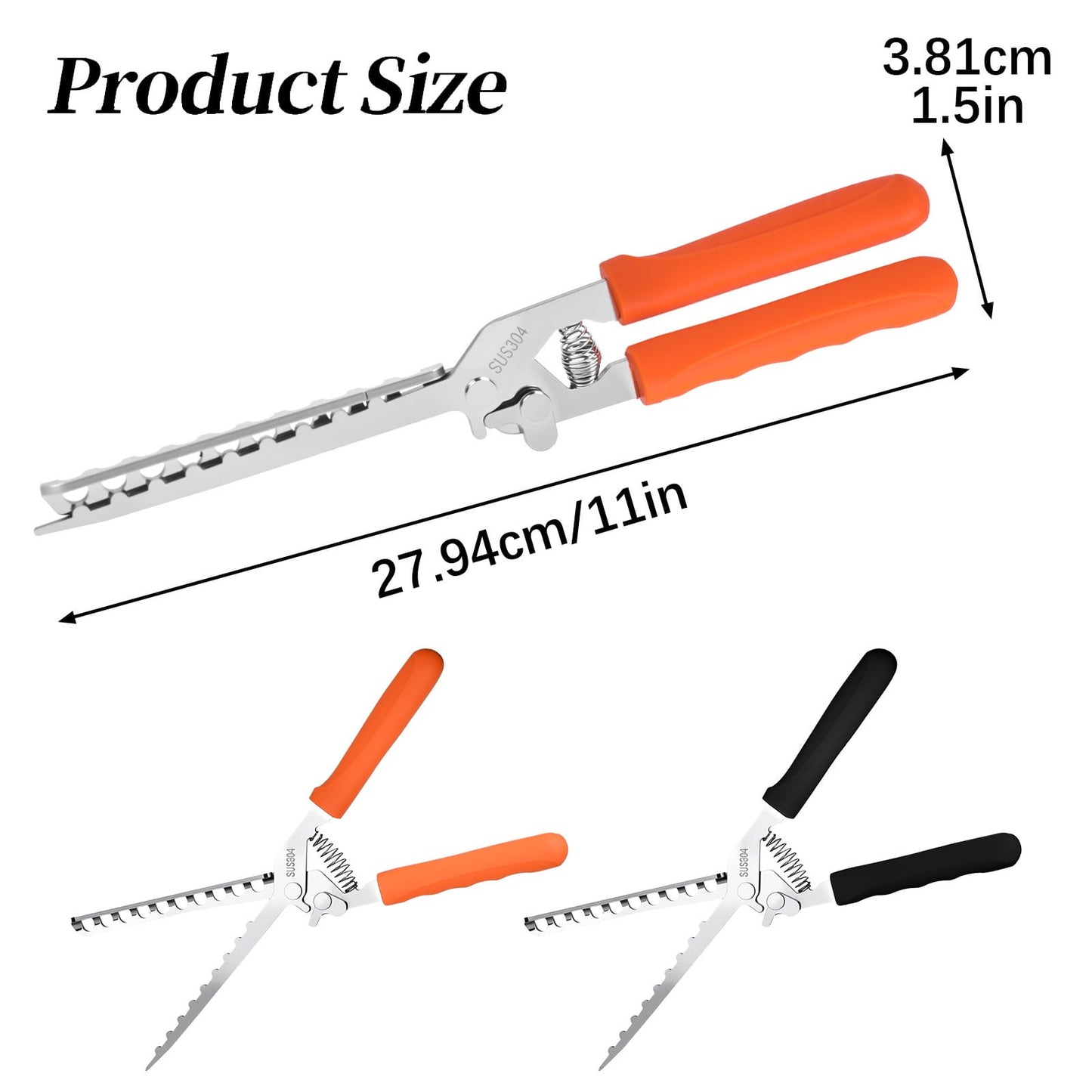 Rib Membrane Remover, Stainless Steel Cooking Accessories, Ergonomic BBQ Accessories, Dishwasher Safe Grilling Accessories, Barbecue Tool Set - Gift for Men, 1 Pcs, 11.0x1.5 11.0" x 1.5" Orange