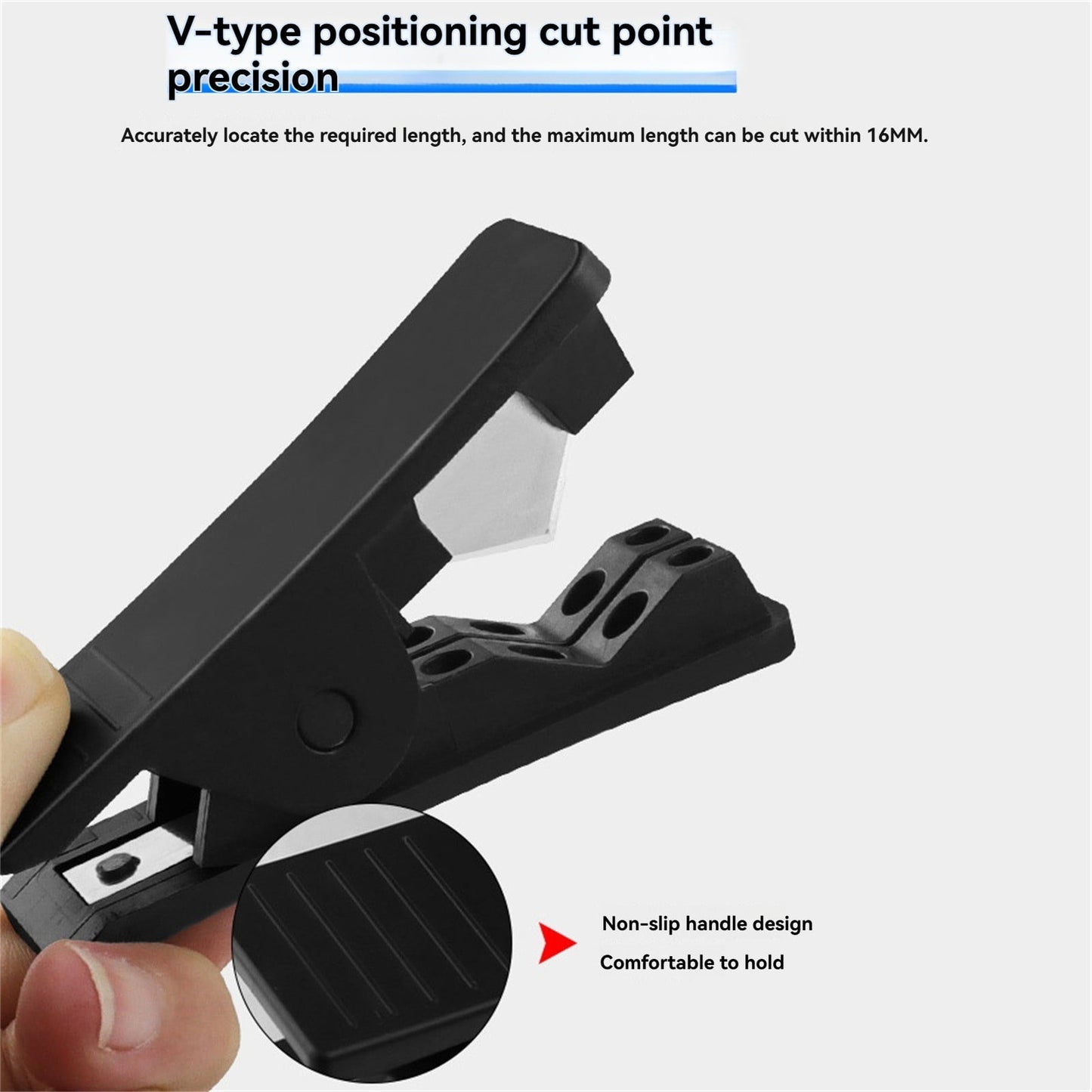 Plastic Tubing Cutter, Pipe Cutter With Comfortable Handle, Hose Tube Cutter, Pipe Accurate Tube Cutting Tool for Nylon PVC PU Tubing and Hose Cut up to 3/4 Inch, 1 Pcs, 3.13x0.96x1.31 3.13" x 0.96" x 1.31" Red