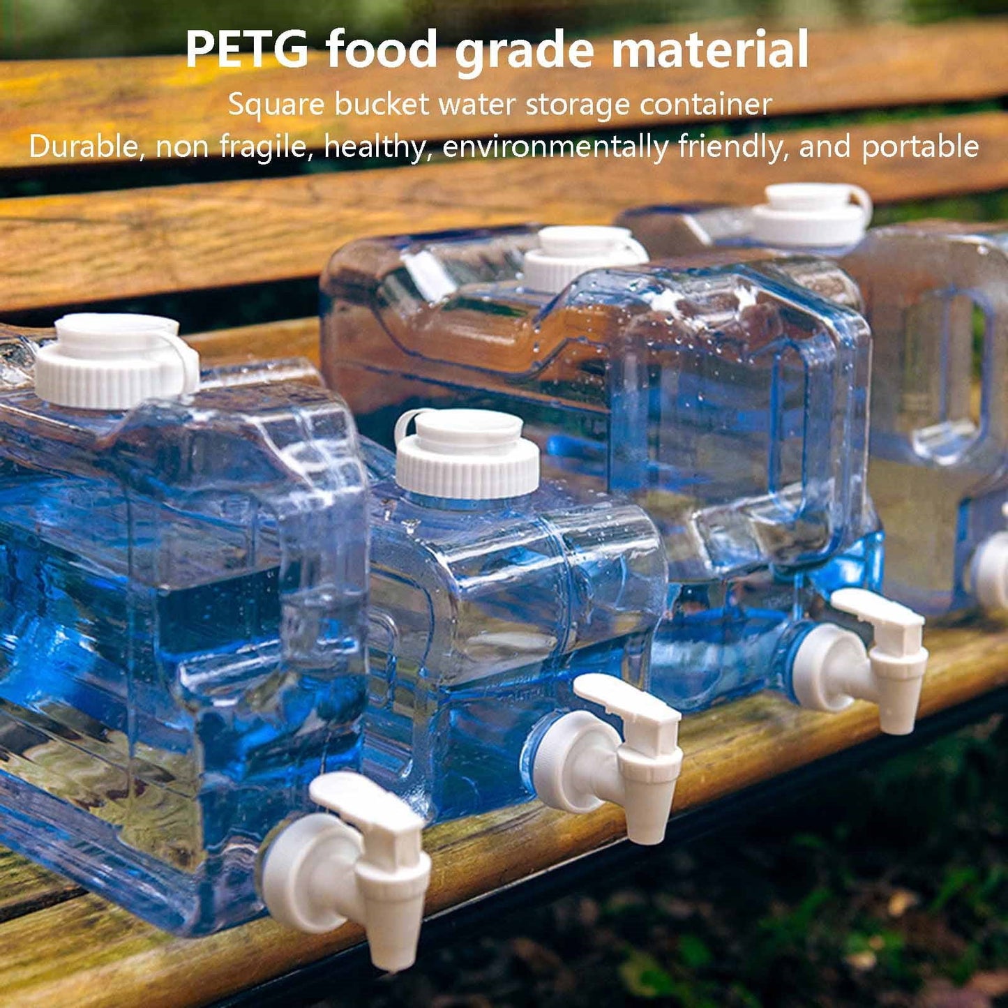 Fridge Water Dispensers Bottle with Leak-proof Spigot and Convenient Handle Plastic Cold Juice Beverage Dispenser Jug for Party Refrigerator Drink Juice Iced Tea, 1.5 Gallon, 1 Pcs, 13.78x4.92x8.46 13.78" x 4.92" x 8.46" Clear