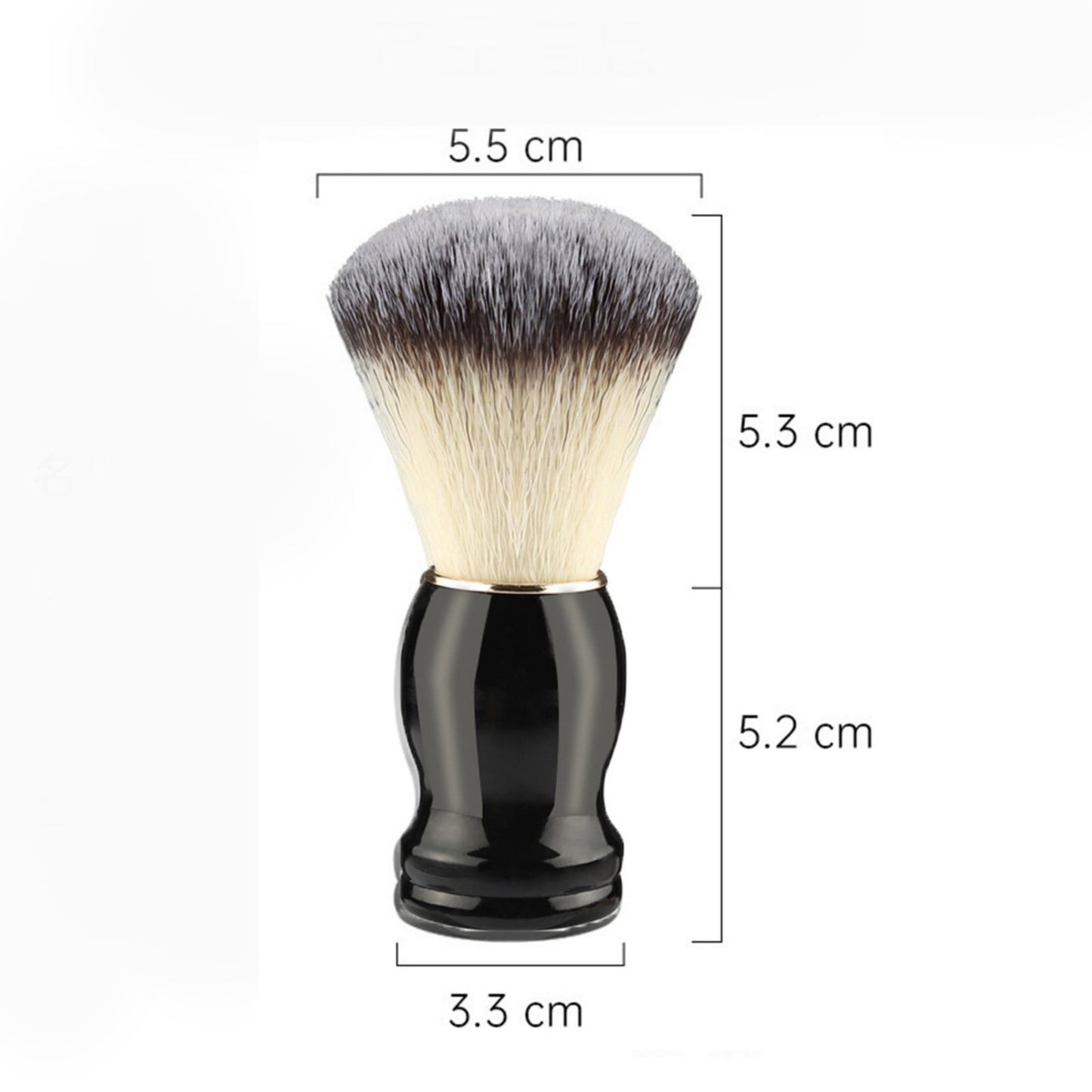 CCMAOLU Hand Crafted Shaving Brush with Hard Wood Handle,Men's Luxury Professional Beard Tool for Salon & Home Use,Creates Rich Lather for Warm Shave,Gift for Father's Day from Wife,Daughter