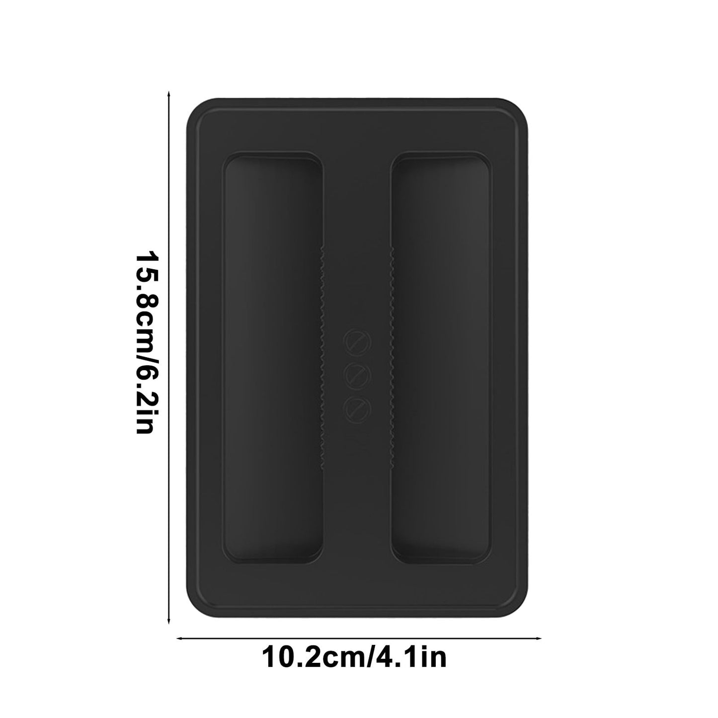 CCMAOLU Silicone Toaster Cover 2 Slice Wide Slot,Reusable Heat Resistance Bread Machine Topper Cover,Dirt Proof Sandwich Accessories That Fit Most Toasters,Simple Design Easy to Clean & Wipe Black