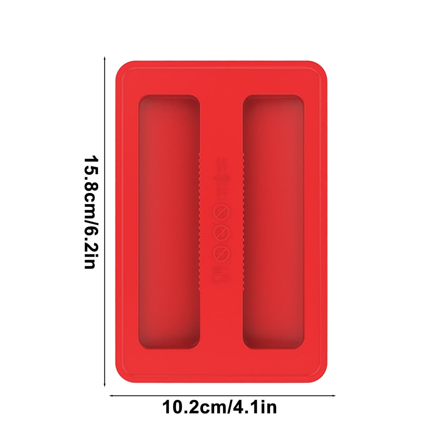 CCMAOLU Silicone Toaster Cover 2 Slice Wide Slot,Reusable Heat Resistance Bread Machine Topper Cover,Dirt Proof Sandwich Accessories That Fit Most Toasters,Simple Design Easy to Clean & Wipe Red