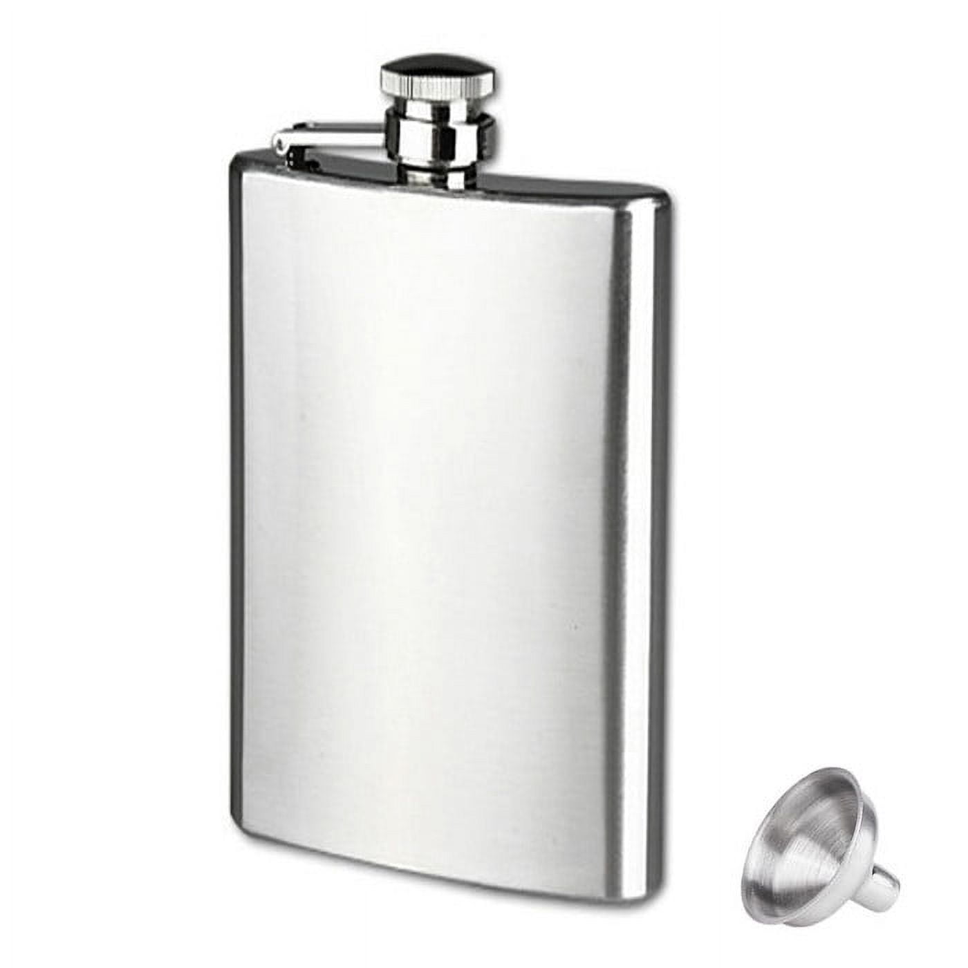 CCMAOLU 10 oz Stainless Steel Flask with Funnel | Leakproof Hip Flask for Liquor,Tequila & Vodka | Best Gift for Father's Day,Brother,Best Man | Ideal for Camping,Hiking,Golf,Sports & Fishing