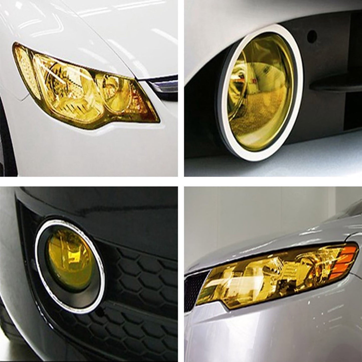 Car Headlight Color Change Film,Translucent PVC Light Sticker with Strong Adhesion,Easy Application & Bubble-Free Removal,DIY Tint Film for Headlights,Automotive Styling & Protection,30x100cm Green