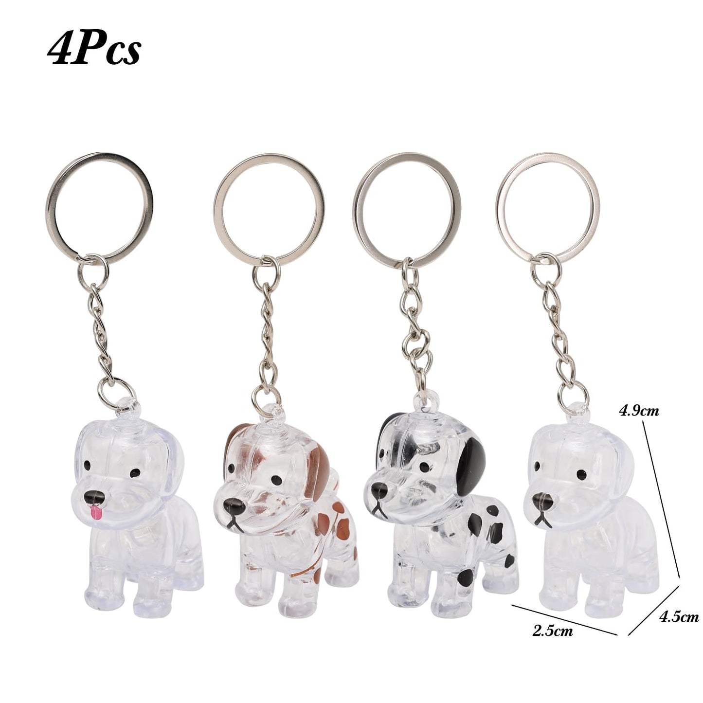 Keychain - Memory Capsule Pendants - Dog Hair Collection - DIY - 1 piece