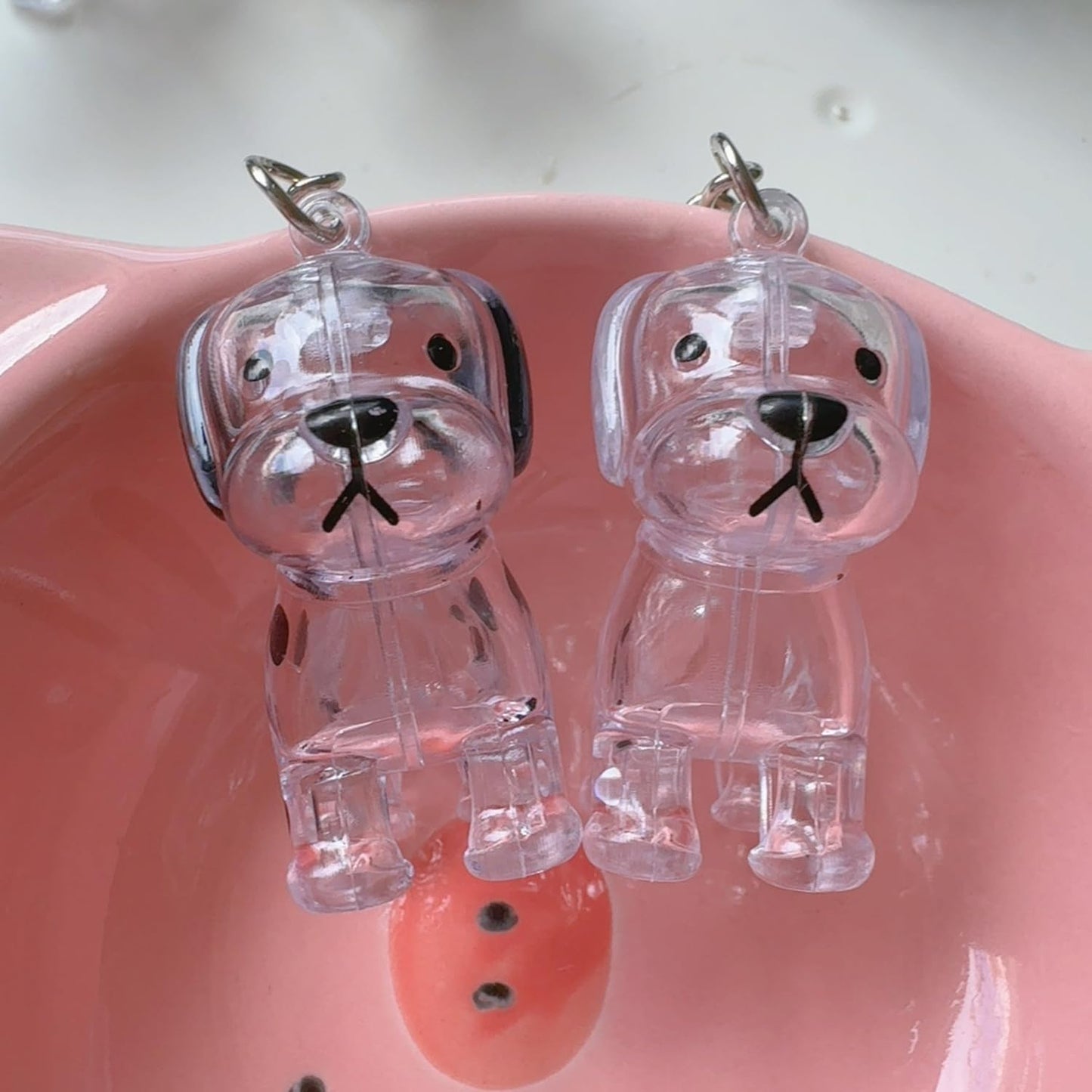 Keychain - Memory Capsule Pendants - Dog Hair Collection - DIY - 1 piece
