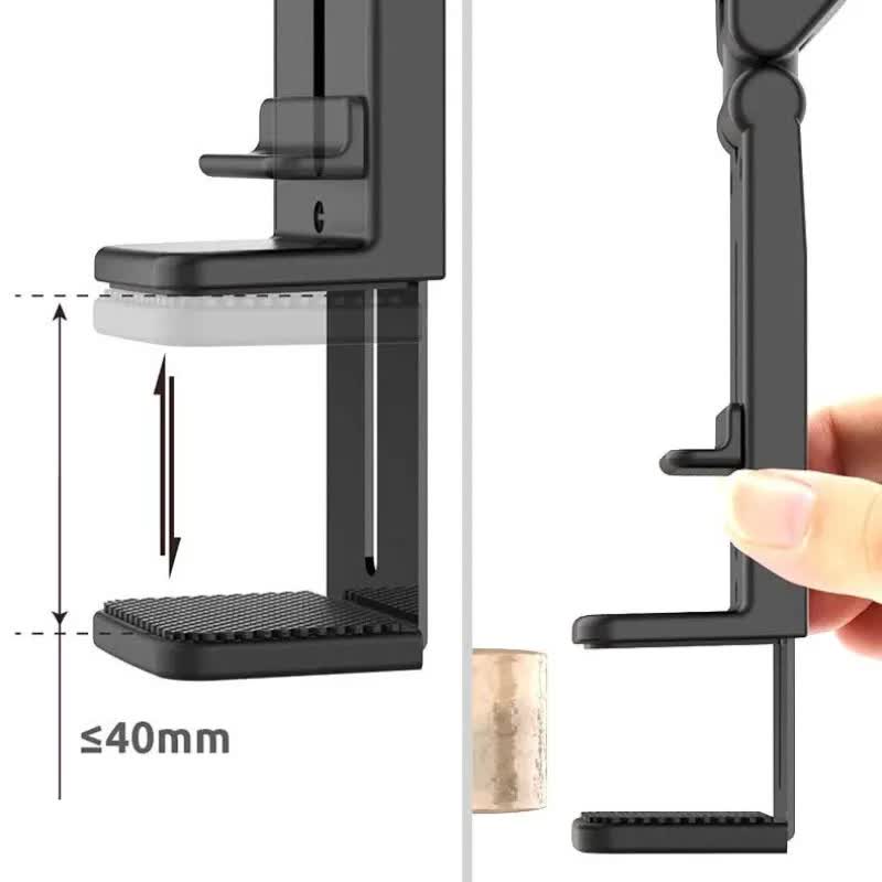 Airplane Phone Holder - Phone Stand Desk - Table - Cell Phone Holder - Stand - 360 Degree Rotatable - Travel - Suitable for tabletops and trays - White