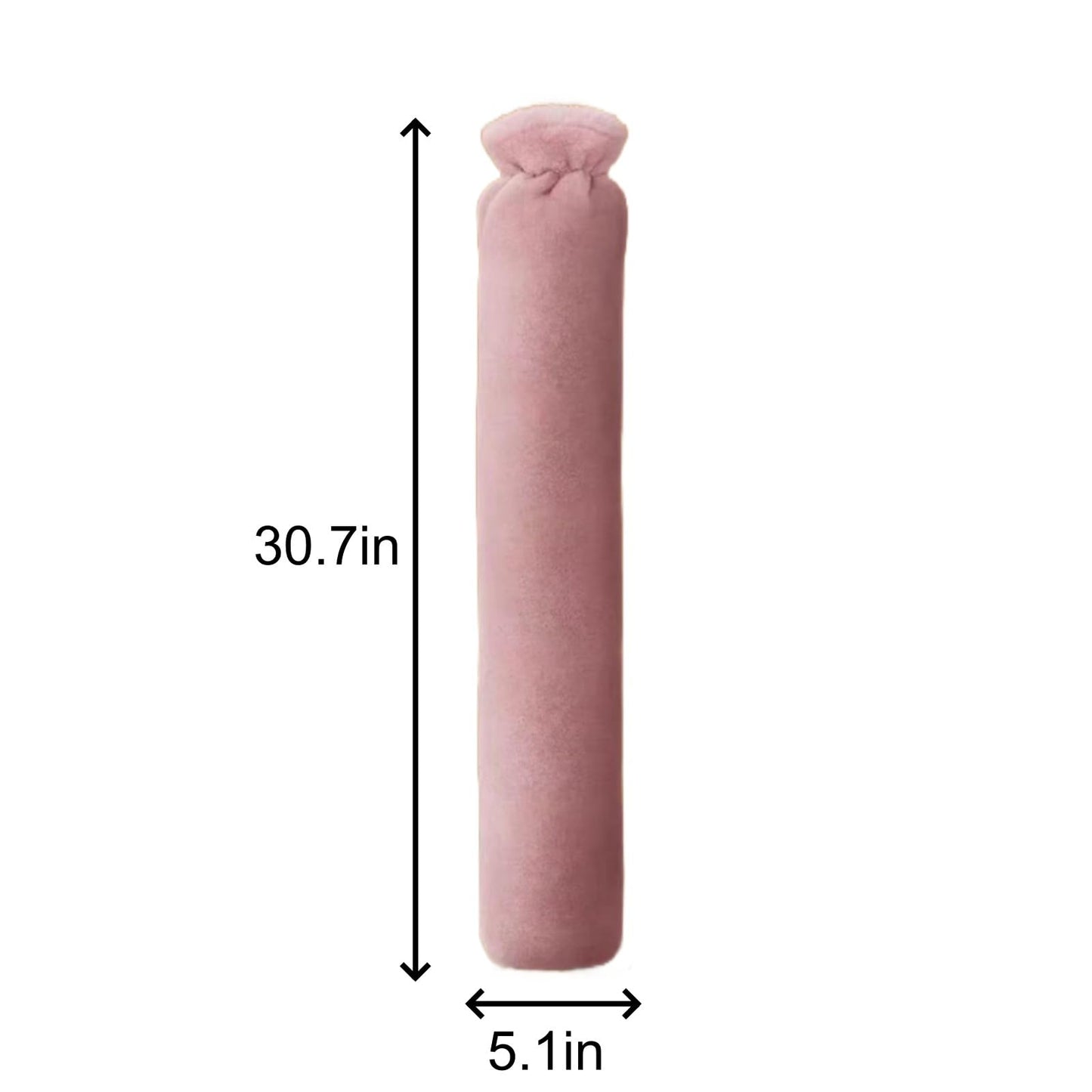 Long Hot Water Bottle - Hot Water Bottle - Hot Water Bottle with Cover - Neck Hot Bottle - Shoulder Hot Bottle - XXL Hot Bottle - Soft Hot Bottle - Bed Hot Bottle - Body Hot Bottle - Heating Bottle - Faux Fur - Imitation Fur - Winter Accessories - Gift fo