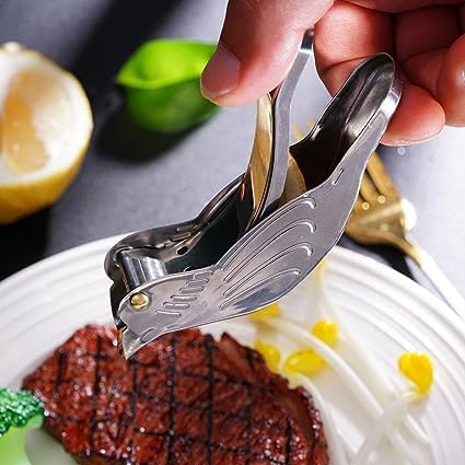 Lemon Squeezer - Manual Citrus Juicer - Lime Squeezer - Hand Squeezer - Kitchen Gadgets - Lemon Squeezer - Bird - Fruit Squeezer - Cocktail Accessories - Tableware - Gift - Orange Squeezer Hand - Stainless Steel - Silver - 1 Piece