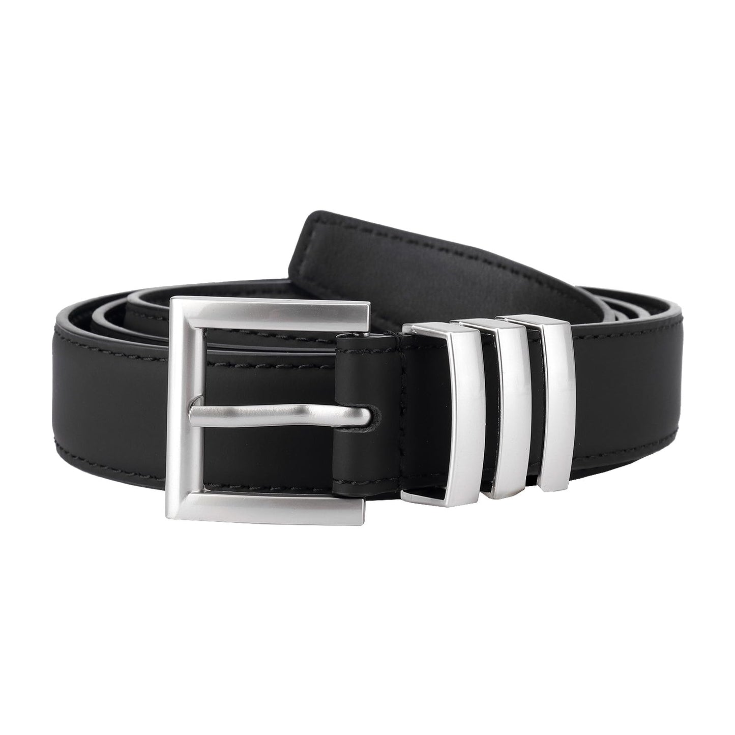 Waist Belt Women - Belts Women - Hip Belt - Jeans Belt - Belt with Buckle - Black Women's Belt - Accessories Women - Waistband - Faux Leather Belt - Casual Belt - Decorative Belt - Work Belt - Value Pack - Black - 2 Pieces