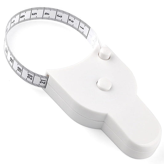 Measuring Tape - Body Measuring Tape - Circumference Measurement - Losing Weight - Waist Measurement - Fitness Accessories - Centimeter - Tailor's Tape - Roll-up - Body Measurement - Muscle Mass - Waist Circumference - Measuring Tape - White - 1 Piece