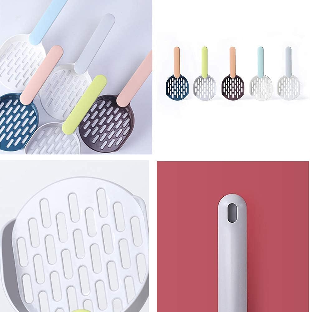Cat Litter Scoop - Cat Litter Scoop - Cat Litter Scoop - Cat Litter Scoop - Cat Litter Accessories - Cat Litter Scoop with Holder - Cat Toilet Cleaning - Cat Litter Sieve - Cat Litter Scoop - Pet Supplies Cats - Sturdy Plastic Scoop - Green - 1 Piece