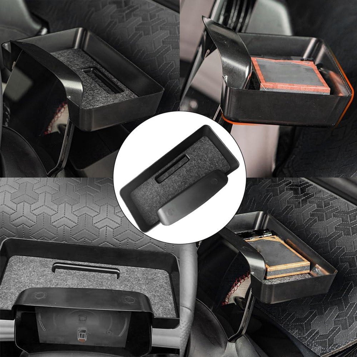 Allecto - Car Storage Box - Storage Accessories - LCD Screen - Sunshade - Organize - Suitable for B/Y*D Atto 3 Yuan Plus 2022-2023.