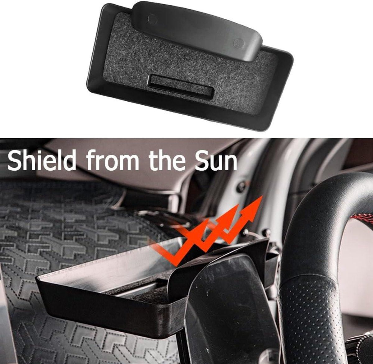 Allecto - Car Storage Box - Storage Accessories - LCD Screen - Sunshade - Organize - Suitable for B/Y*D Atto 3 Yuan Plus 2022-2023.