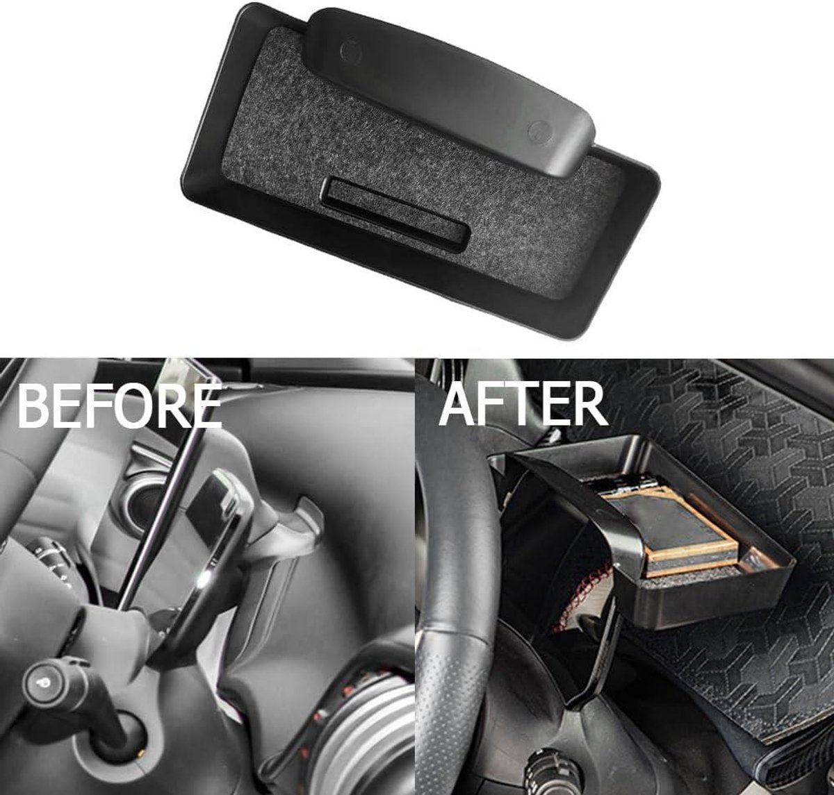 Allecto - Car Storage Box - Storage Accessories - LCD Screen - Sunshade - Organize - Suitable for B/Y*D Atto 3 Yuan Plus 2022-2023.