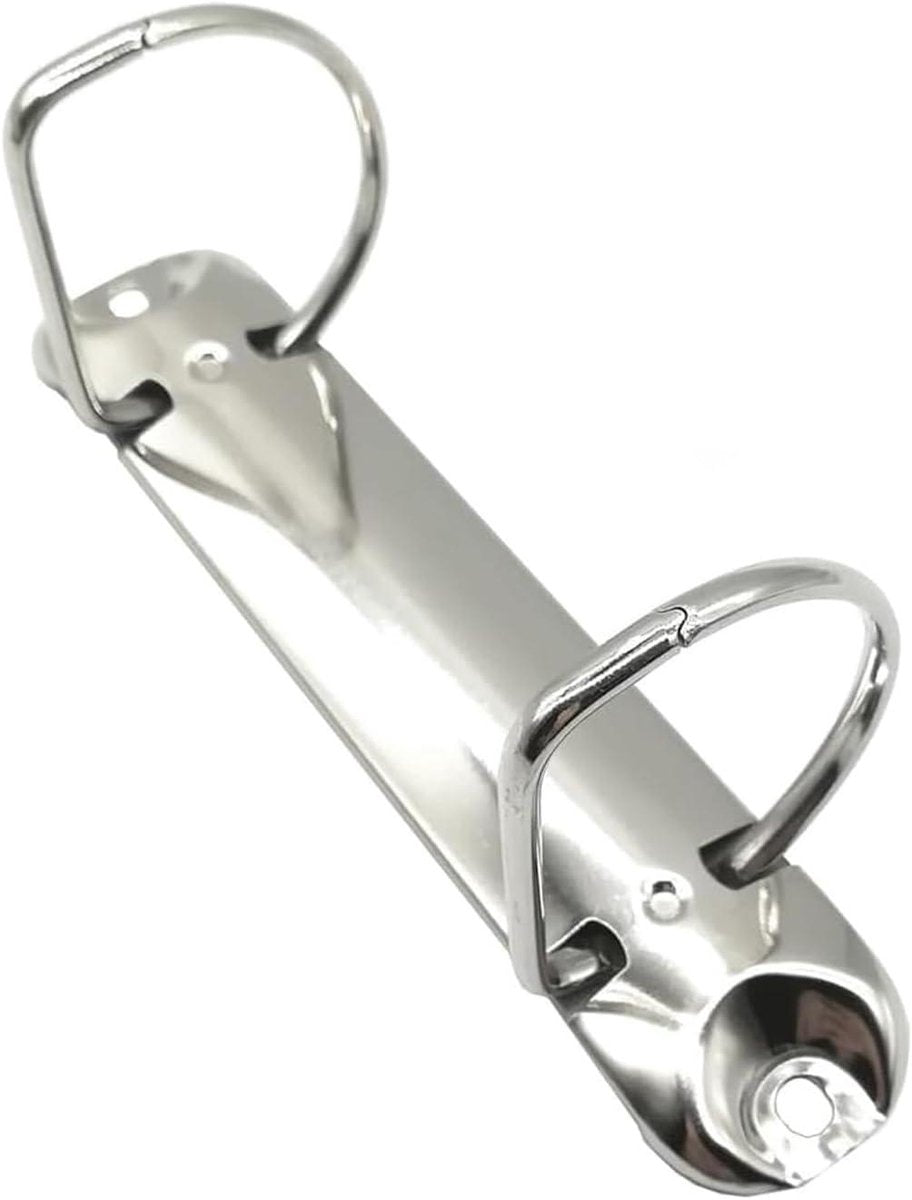 5 pieces D-shaped metal clip ring binder mechanism - set of 2 ring binders for papers, textbook, documents - school supplies - storage accessories