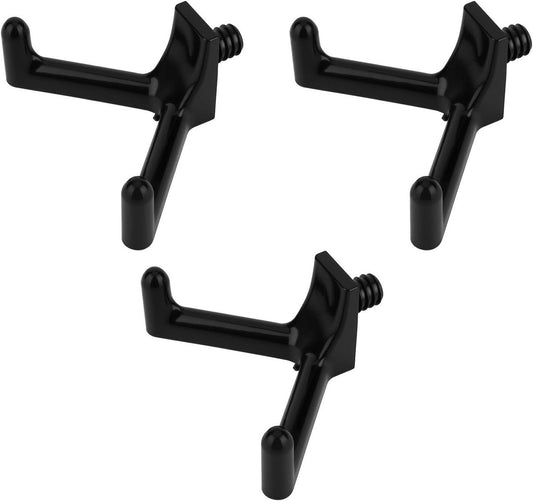 Allecta - Tool Hooks for Garden Shed - Storage Accessories for Shovels and Rakes - Set of 3 (Black)