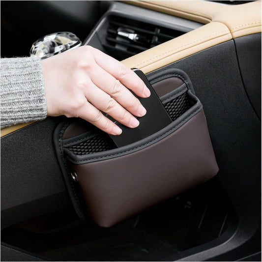 Car storage bag - 18*15*5.5 cm - Car storage bag - Storage - Universal car storage bag - Self-adhesive storage bag - Car essentials - Universal storage accessories for the car seat holder