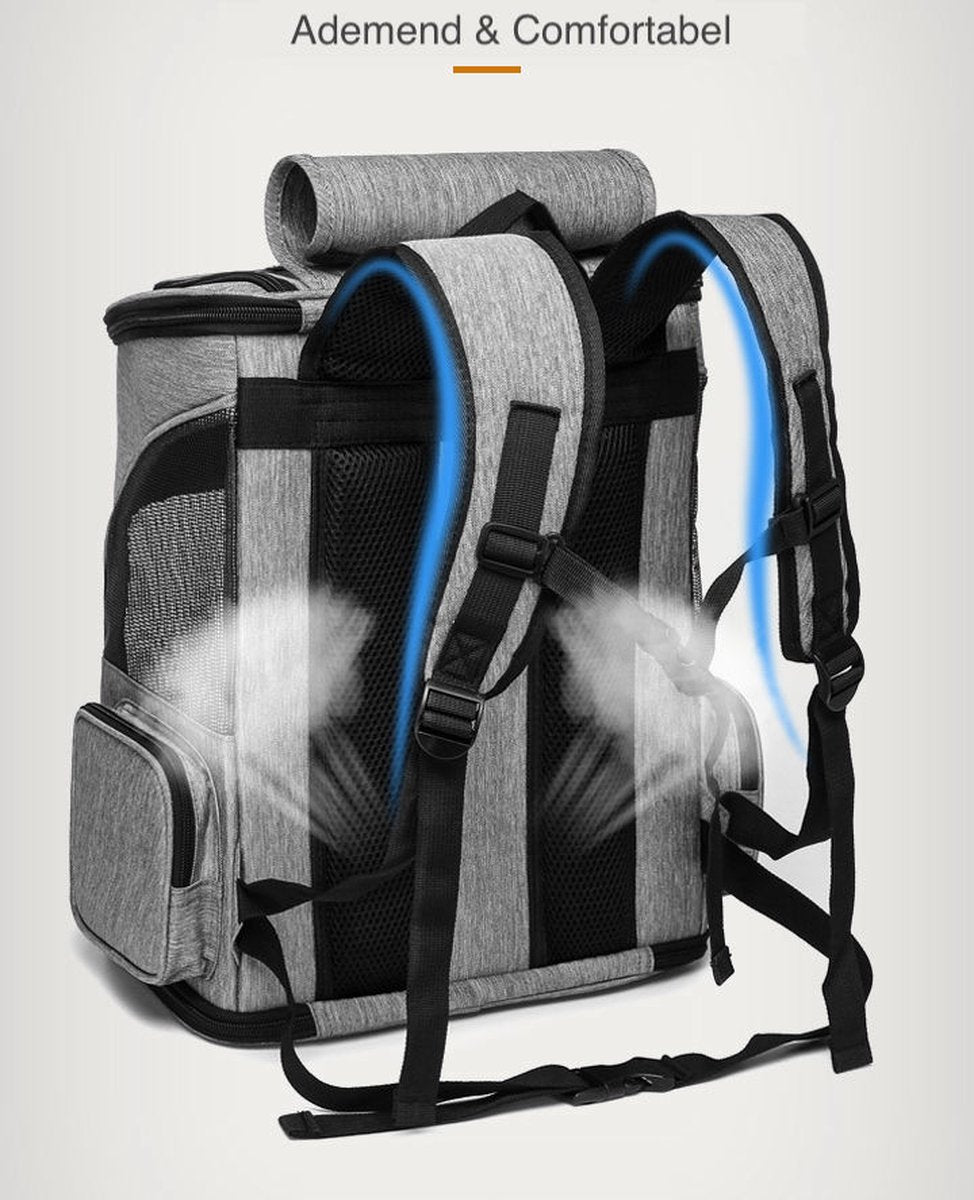 Luxury Dog & Cat Trolley | For Small Dog or Cat | Dog Backpack | Dog Buggy | Cat Travel Carrier