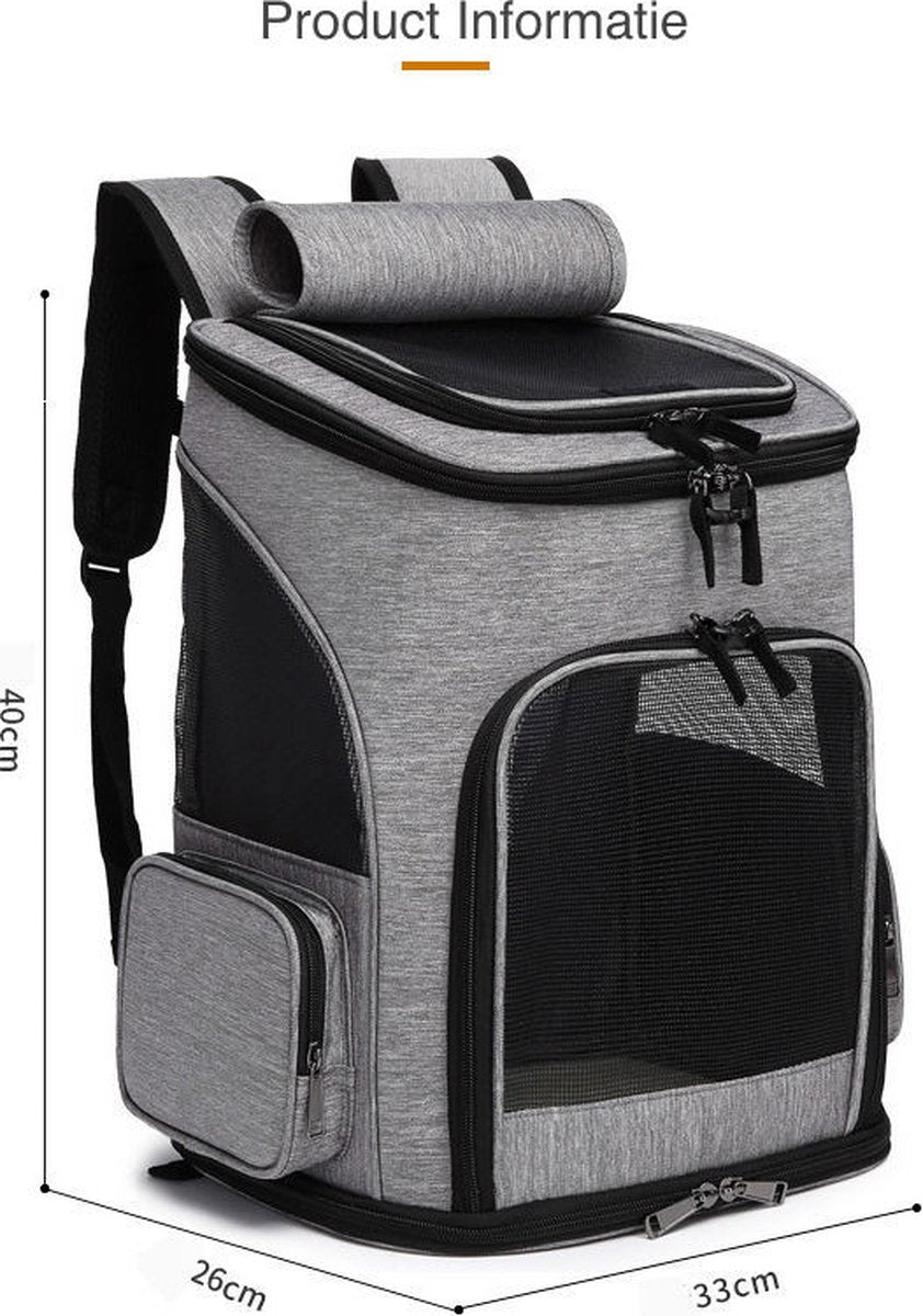 Luxury Dog & Cat Trolley | For Small Dog or Cat | Dog Backpack | Dog Buggy | Cat Travel Carrier