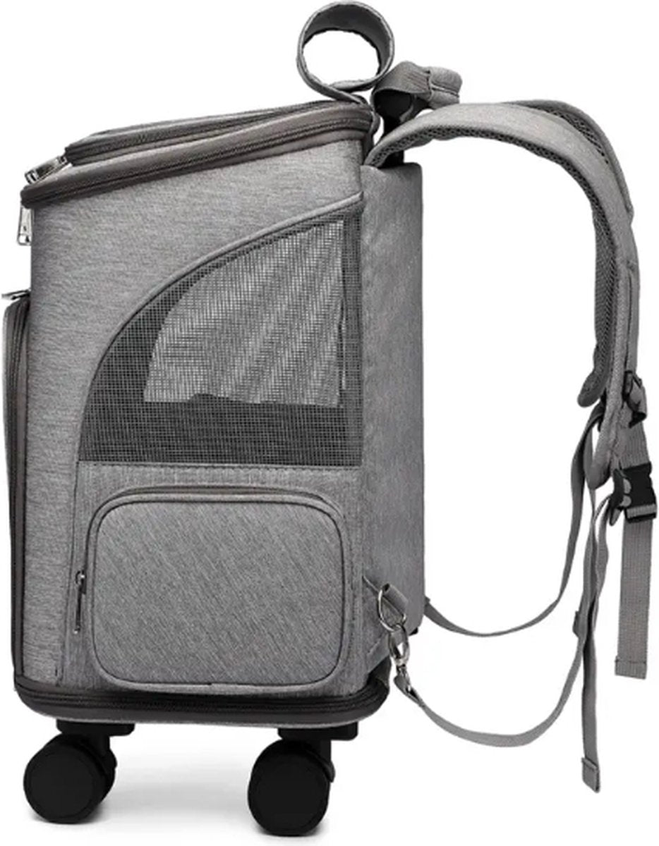 Luxury Dog & Cat Trolley | For Small Dog or Cat | Dog Backpack | Dog Buggy | Cat Travel Carrier