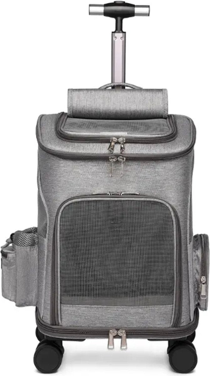 Luxury Dog & Cat Trolley | For Small Dog or Cat | Dog Backpack | Dog Buggy | Cat Travel Carrier