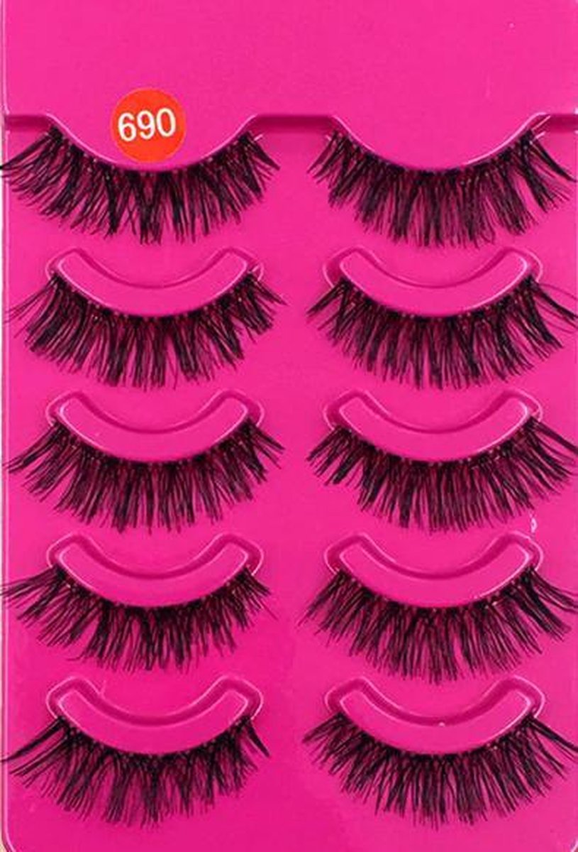 Fake Eyelashes - Fake Eyelashes - 5 Pairs