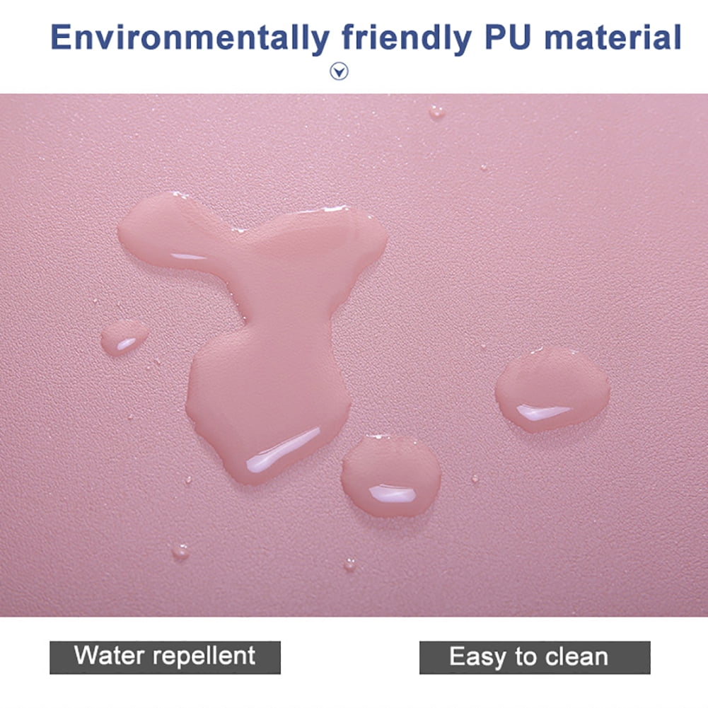Dengjunhu Desk Pad Protector,Mouse Pad,Office Desk Mat, Non-Slip Desk Blotter, Laptop Desk Pad, Waterproof Desk Writing Pad for Office and Home Blue
