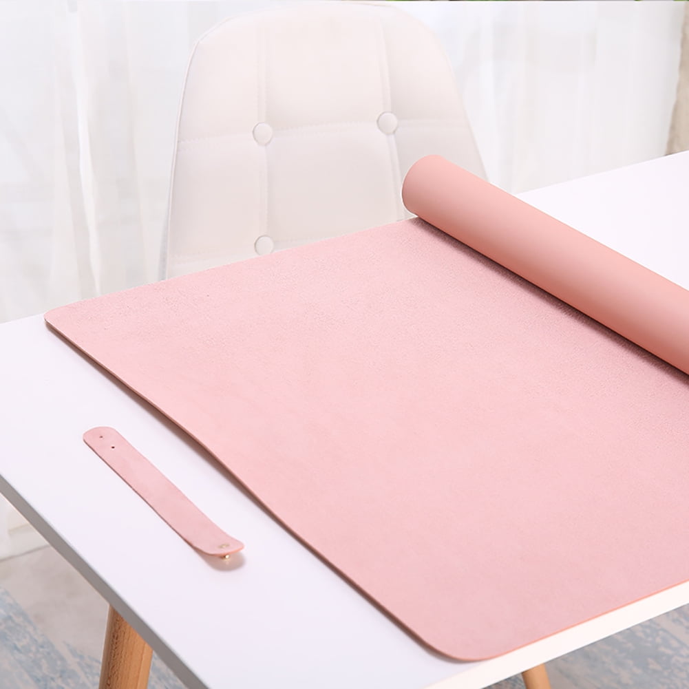 Dengjunhu Desk Pad Protector,Mouse Pad,Office Desk Mat, Non-Slip Desk Blotter, Laptop Desk Pad, Waterproof Desk Writing Pad for Office and Home Gray