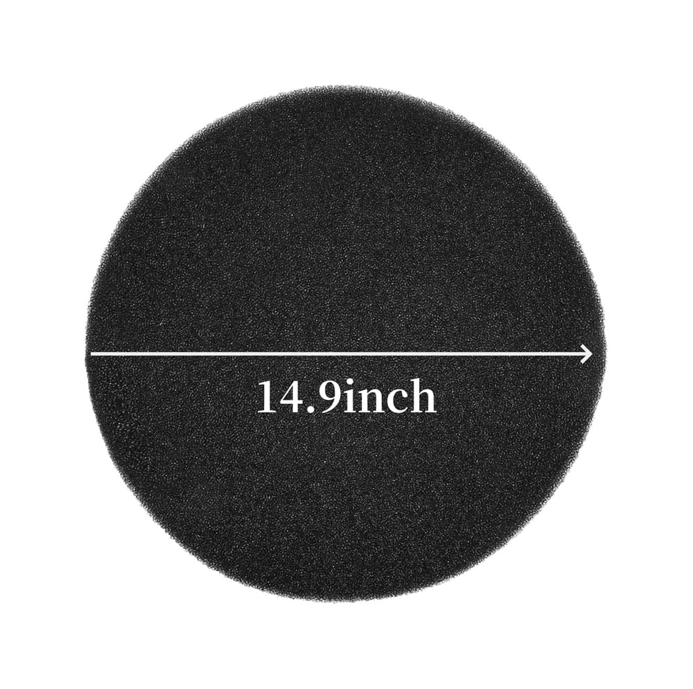 14.9Inch Black Oil Drain Splash Pad,Oil Change Mat,Round No Splatter Pad,High Temperature Splash Pad,Oil Spill Mat for Car Oil Changing (Round)