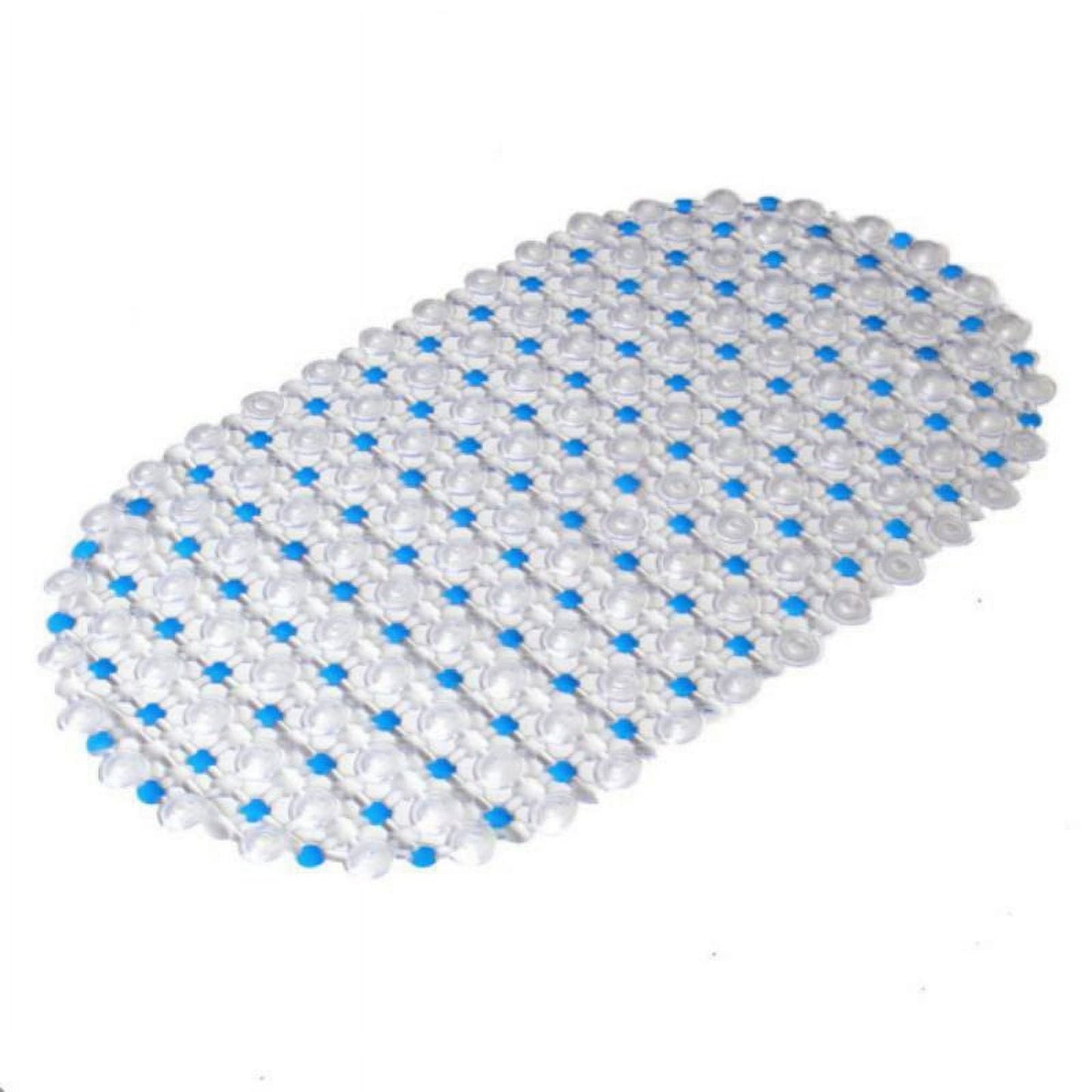 Shower Mats Non Slip Without Suction Cups, 15× 26.8 Inch, PVC Bathroom Mats, Bath Mats for Shower and Bathroom, Quick Drying Green