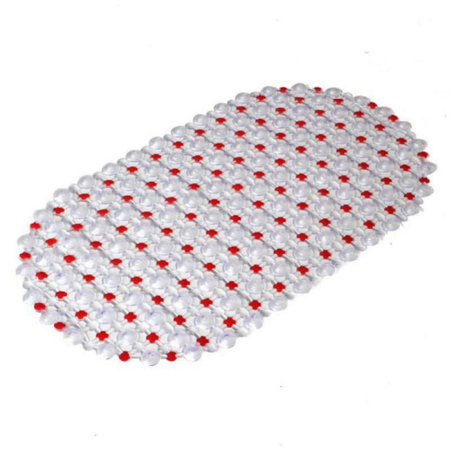 Shower Mats Non Slip Without Suction Cups, 15× 26.8 Inch, PVC Bathroom Mats, Bath Mats for Shower and Bathroom, Quick Drying Green