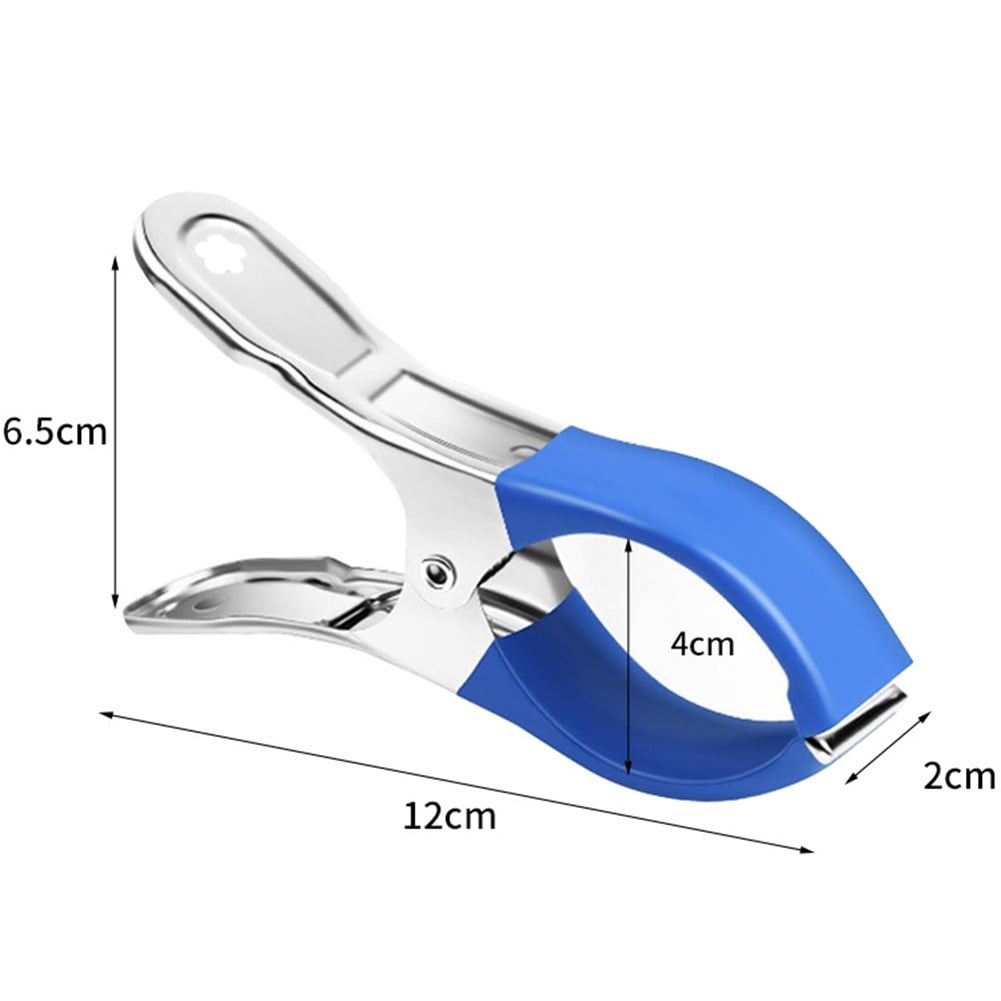 6/30Pcs Pool Cover Clips Stainless Steel Pool Cover Clamps For Above Ground Swimming Pool Wind Guard Clip Black 30pcs blue Blue