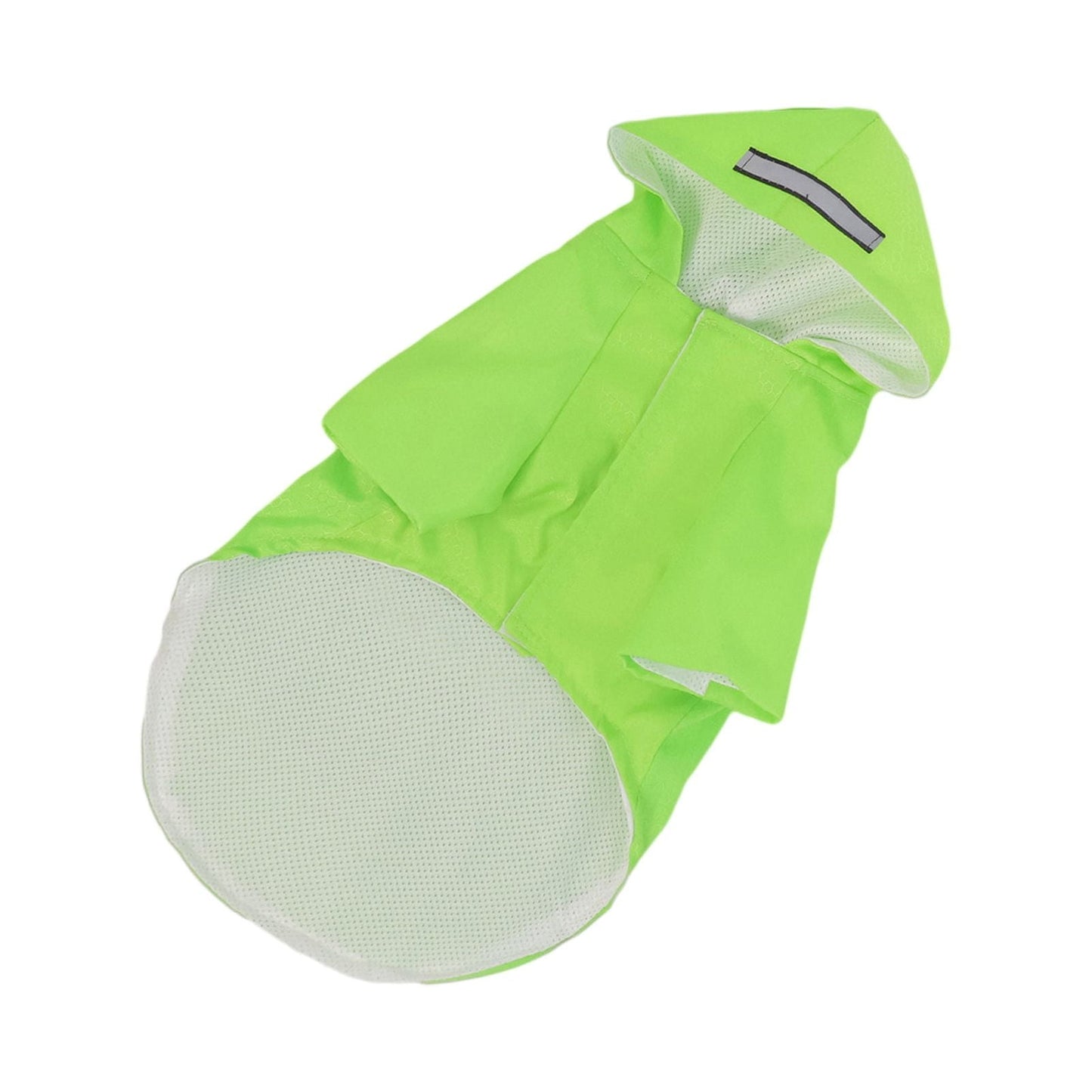 Travelwant Waterproof Reflective Dog Raincoat- Adjustable Pet Jacket, Lightweight Dog Hooded Slicker Poncho for Small to X- Large Dogs and Puppies M Green