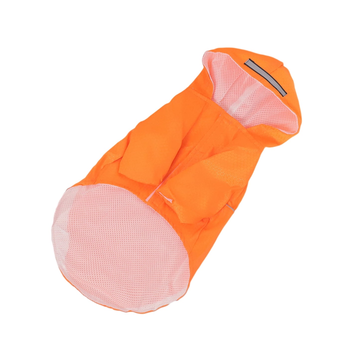 Travelwant Waterproof Reflective Dog Raincoat- Adjustable Pet Jacket, Lightweight Dog Hooded Slicker Poncho for Small to X- Large Dogs and Puppies S Orange