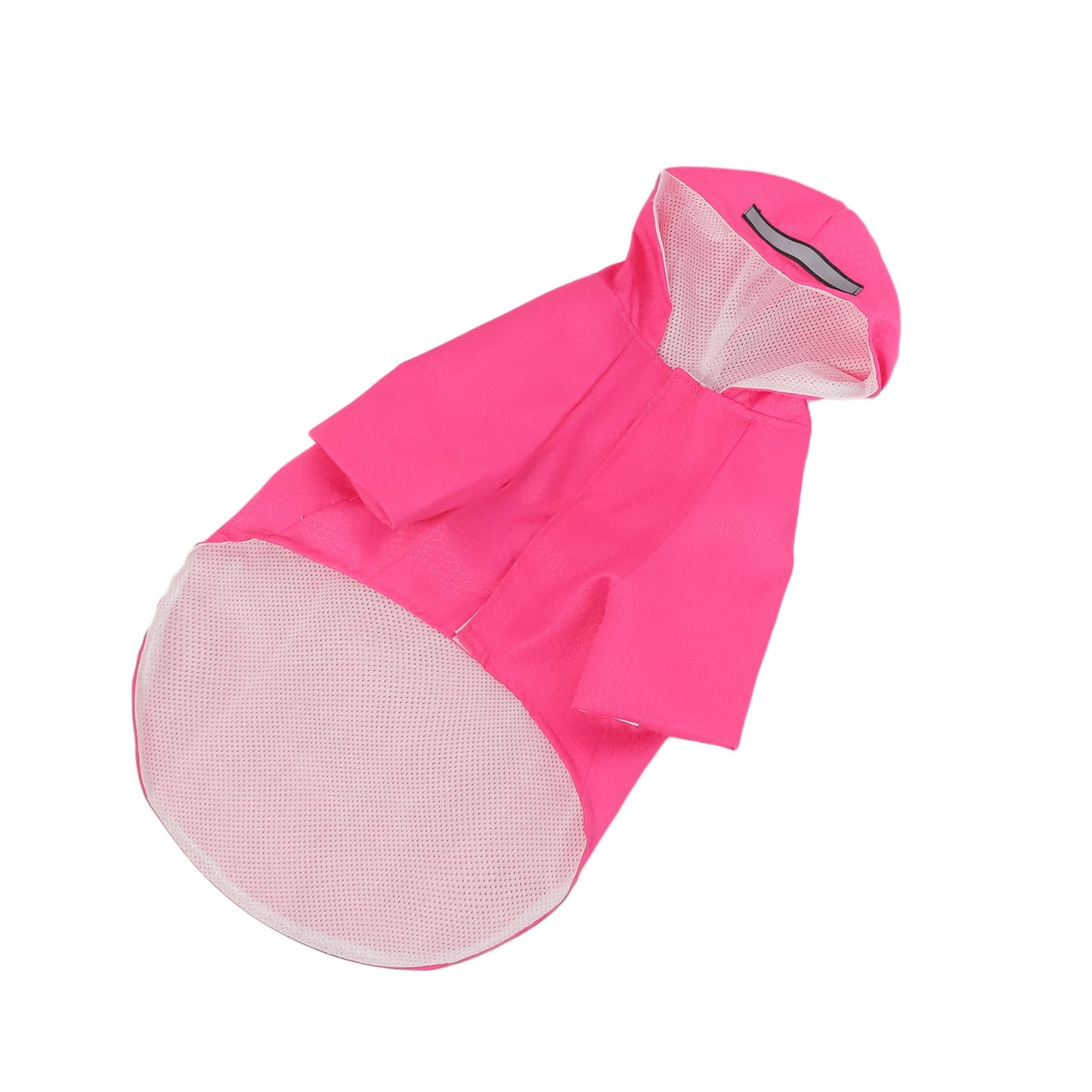 Travelwant Waterproof Reflective Dog Raincoat- Adjustable Pet Jacket, Lightweight Dog Hooded Slicker Poncho for Small to X- Large Dogs and Puppies M Rose Red