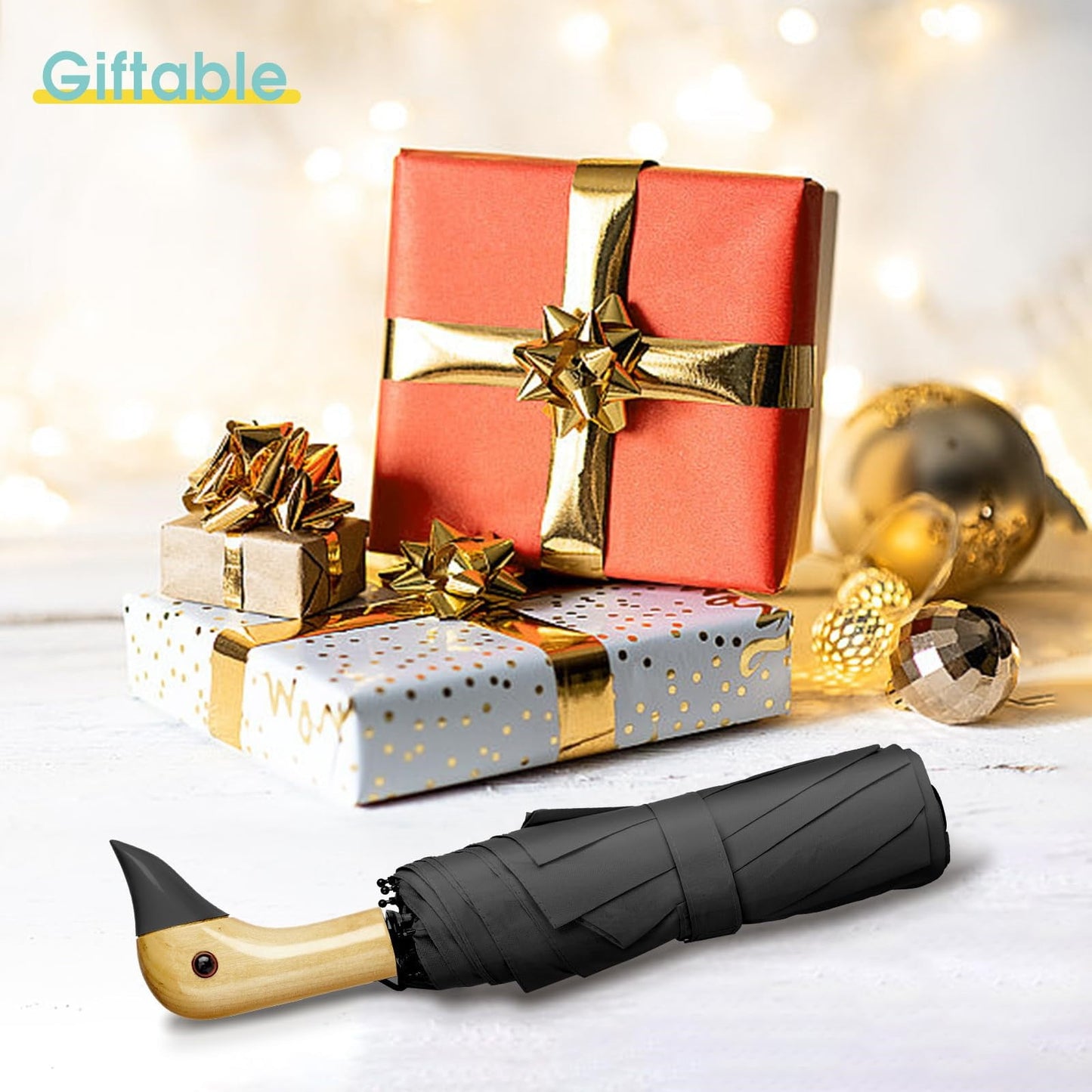 Duck Umbrella – Cute Duck Umbrella with Adorable Duck Handle, The Perfect Duck Umbrella for Duck Lovers One Size YE1