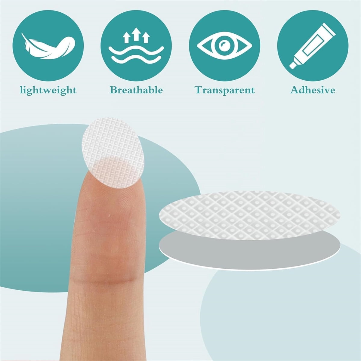 Earring Stickers for Split Earlobes,Tutuviw 50Pcs Earring Support Patches,Reinforcement Ear Stickers Earring Backs for Droopy Ears Heavy Earrings,Large Earring Stabilizers Stickers White